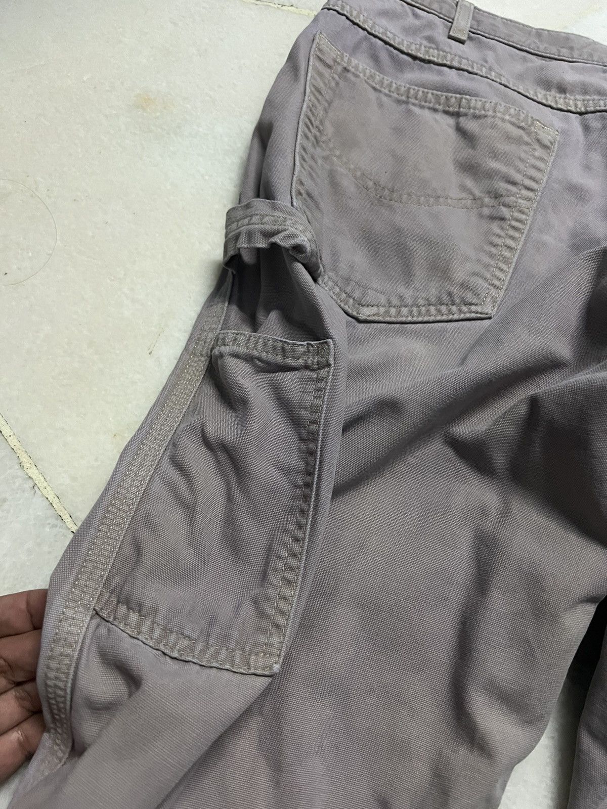 Carhartt 💥Baggy💥90’s Vintage Carhatt Carpenter Distressed Pants Size US 32 / EU 48 - 18 Thumbnail