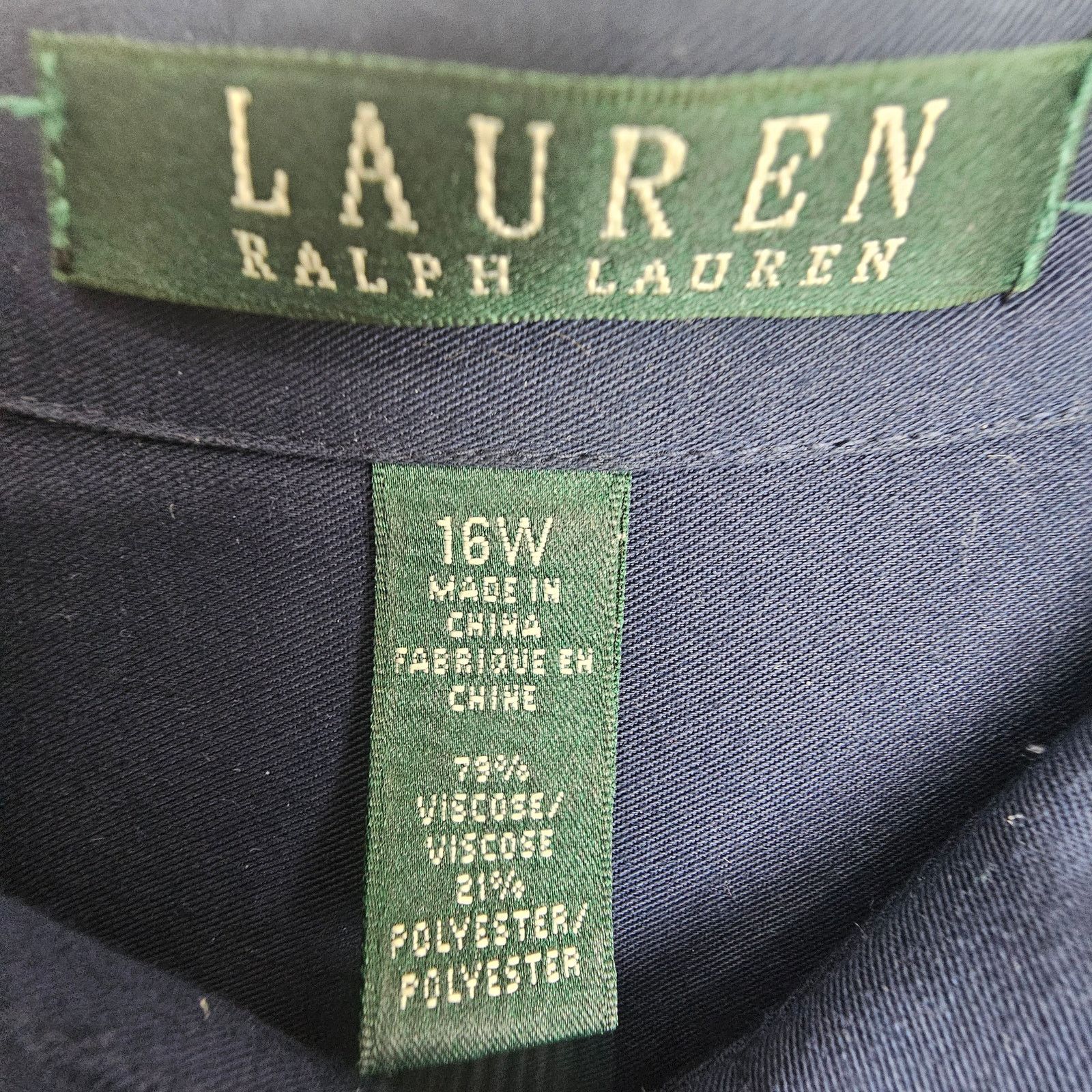 Lauren Ralph Lauren Lauren Ralph Lauren Womens Jumsuit Preppy Old Money 16W Size 38" / US 16 / IT 52 - 9 Thumbnail