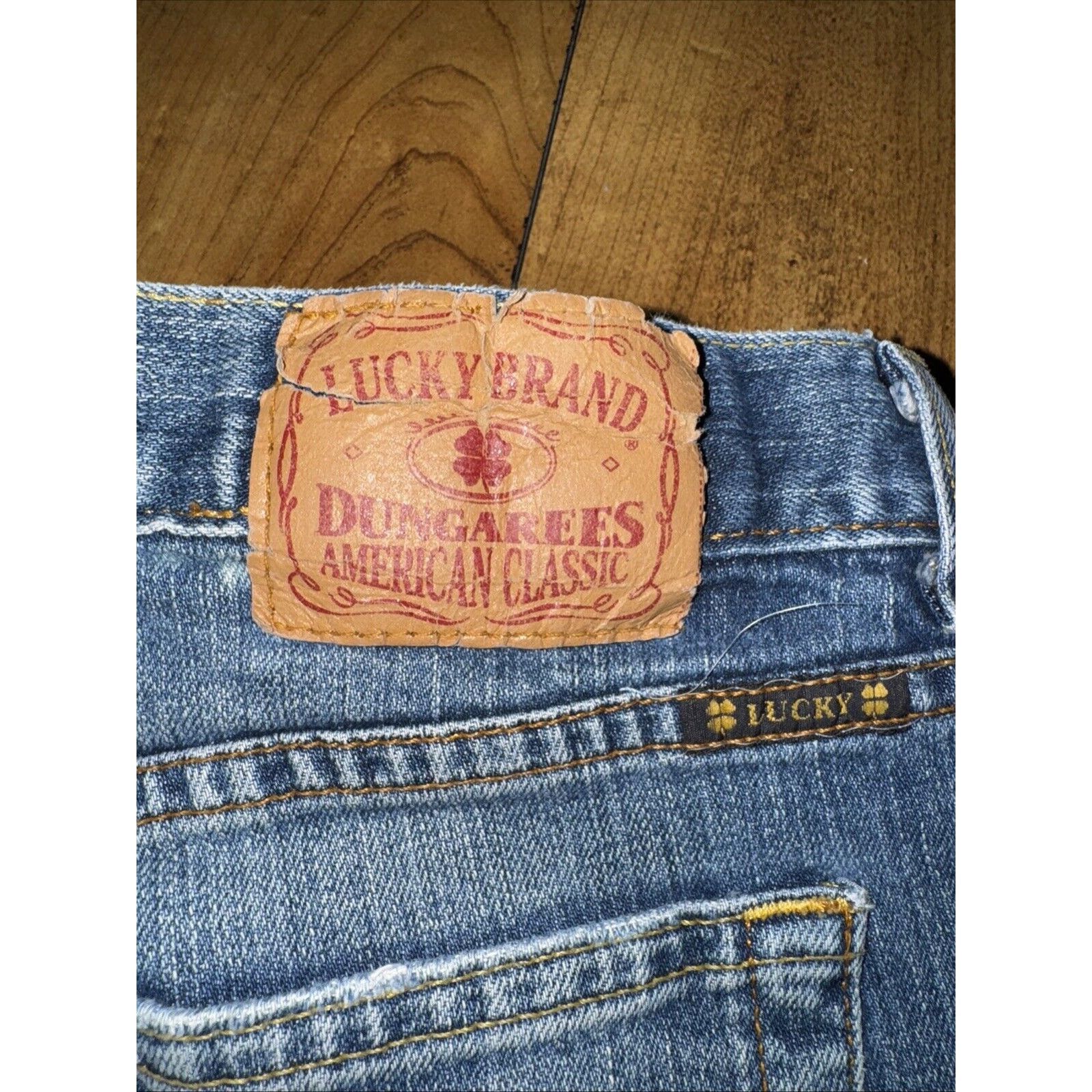 Levi's × Lucky Brand × Vintage Lucky Brand Dungarees Jeans Sweet N Low Made In USA 30x32 Size 30" / US 8 / IT 44 - 3 Thumbnail