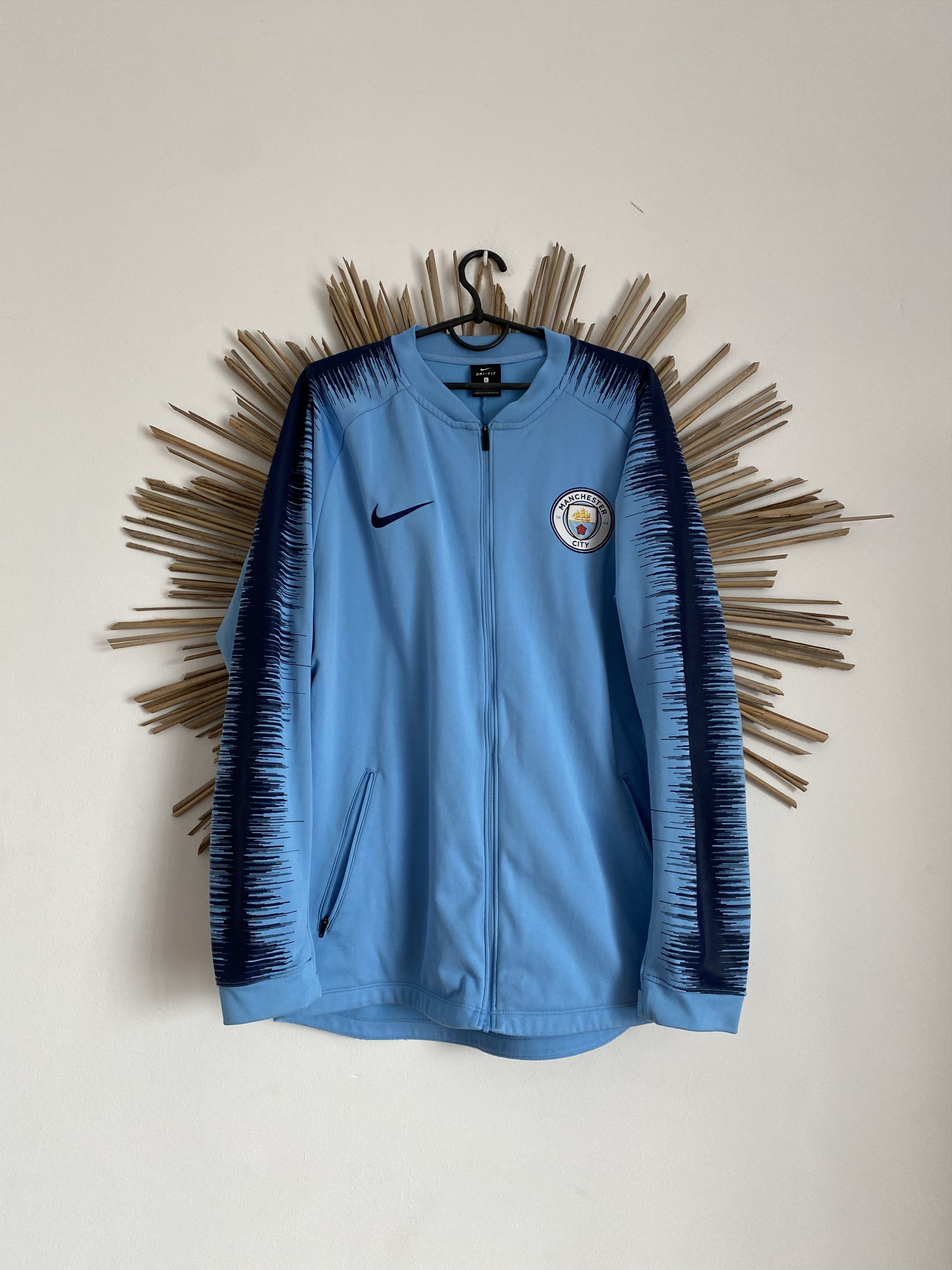 Nike Manchester city nike training zip hoodie 2018 2019 Size US L / EU 52-54 / 3 - 1 Thumbnail
