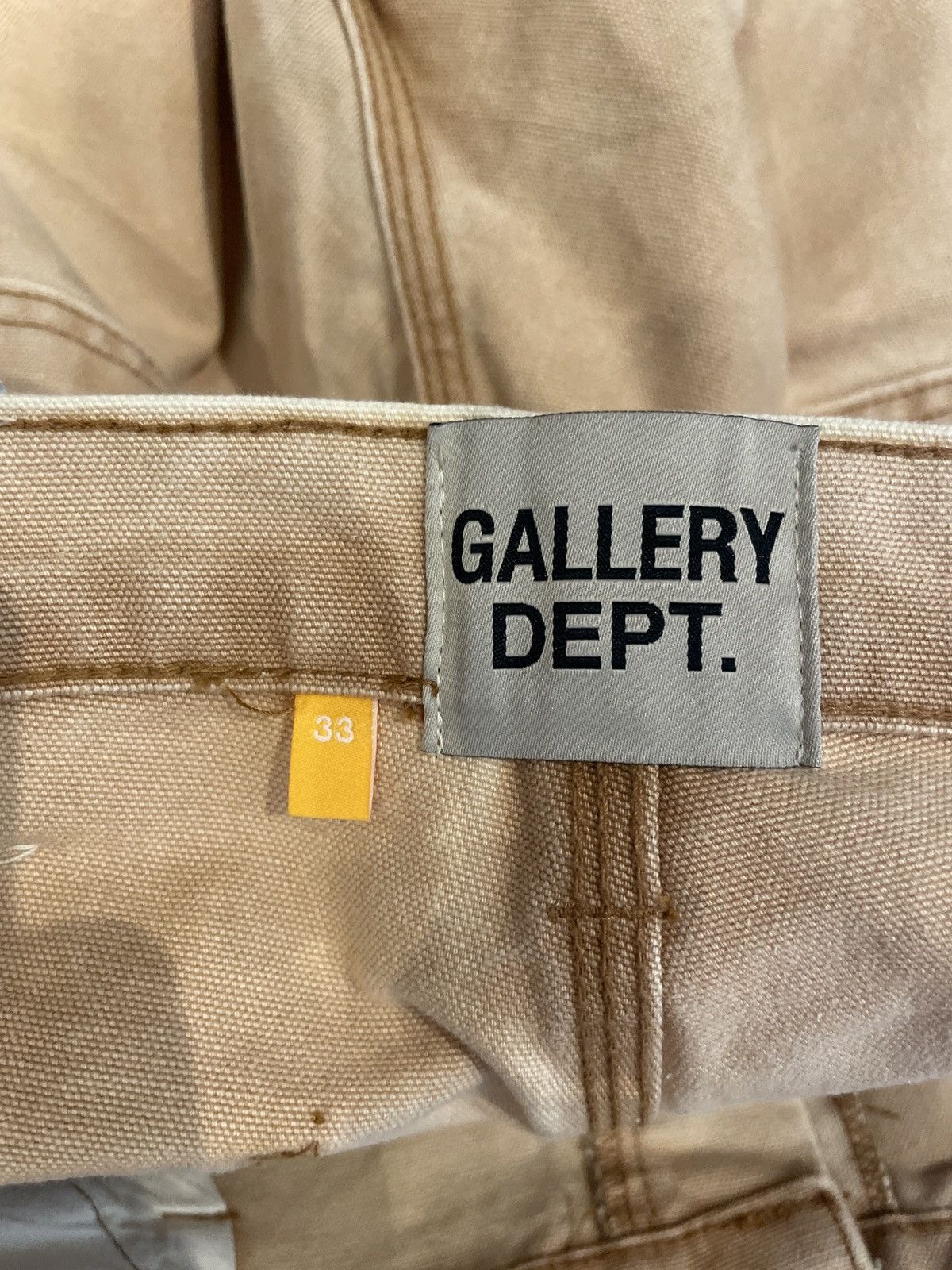 Gallery Dept. Gallery Dept. Carpenter Shorts Tan Size US 33 - 6 Thumbnail