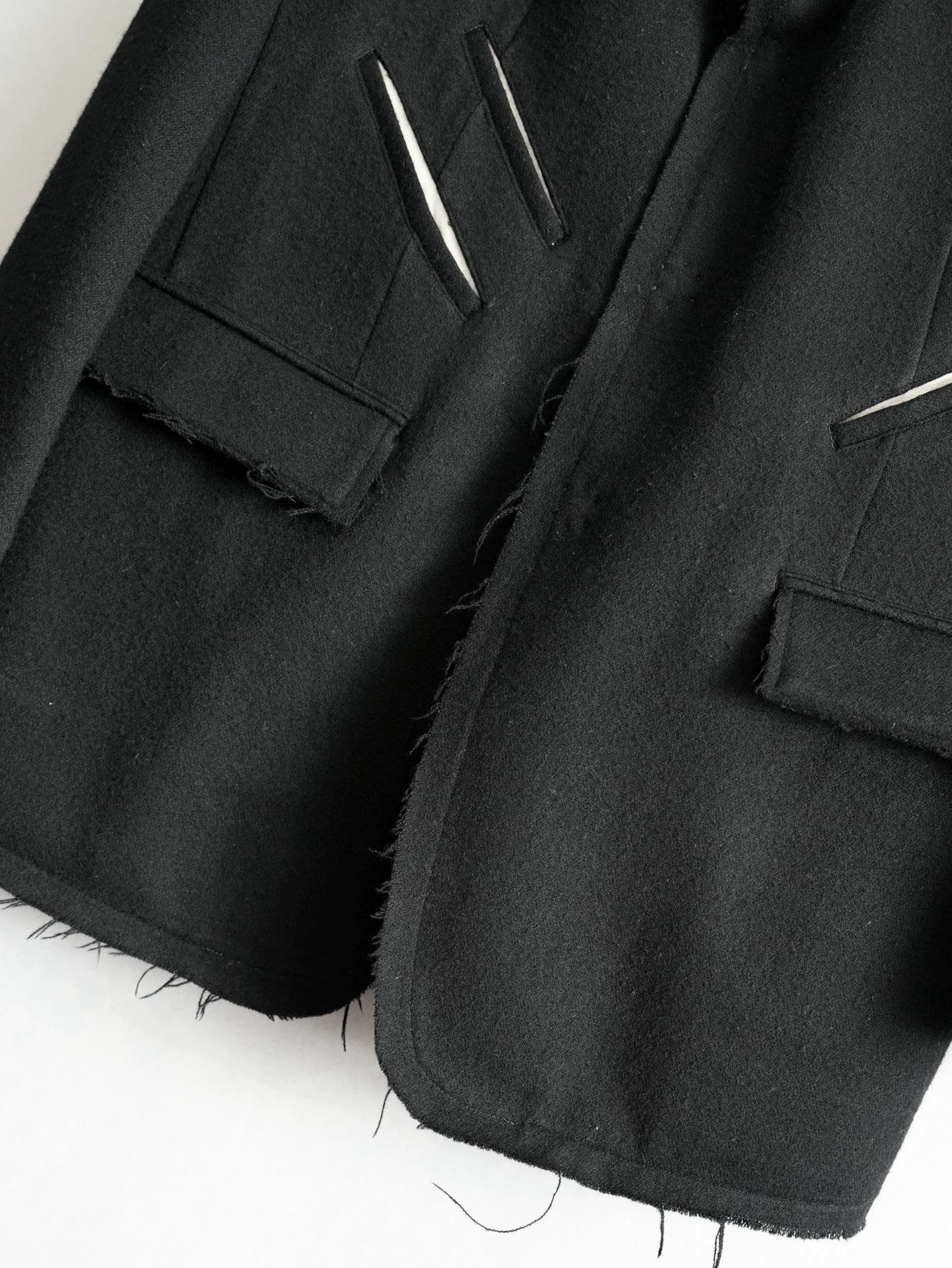 Yohji Yamamoto Yohji Yamamoto 09AW Scratched Runway Jacket Size 2 Size US M / EU 48-50 / 2 - 6 Thumbnail