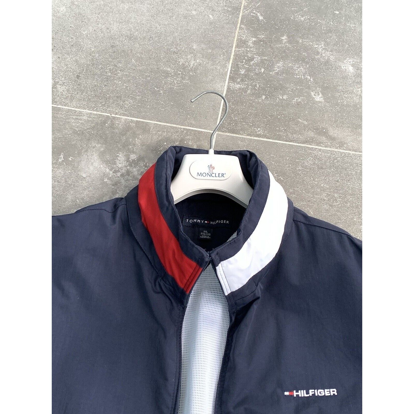 Tommy Hilfiger × Vintage Mens TOMMY HILFIGER Y2K Logo Bomber Jacket Coat XXL 2XL EU56 Size US XXL / EU 58 / 5 - 16 Thumbnail