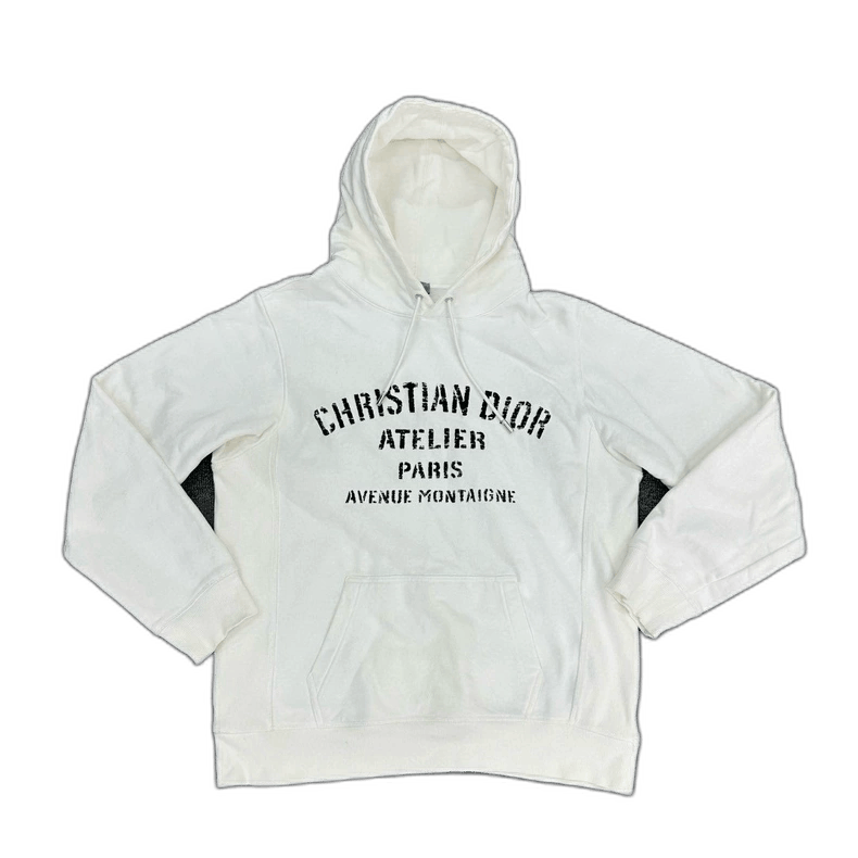Dior DIOR White Oversized Hoodie for Men-2506 Size US M / EU 48-50 / 2 - 1 Thumbnail