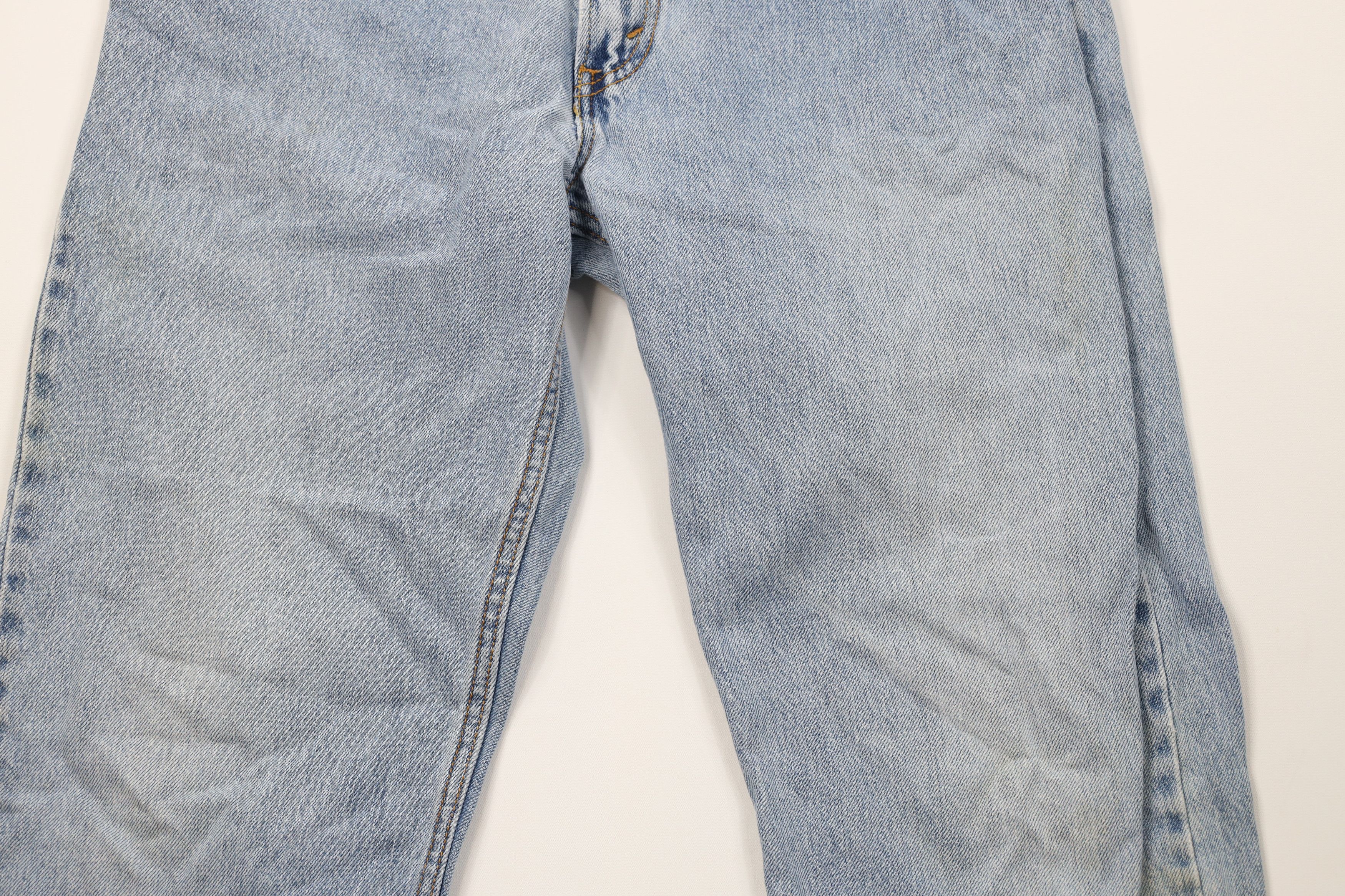 Levi's Vintage Y2K Levis 505 Regular Straight Leg Denim Jeans Blue Size US 35 - 3 Thumbnail