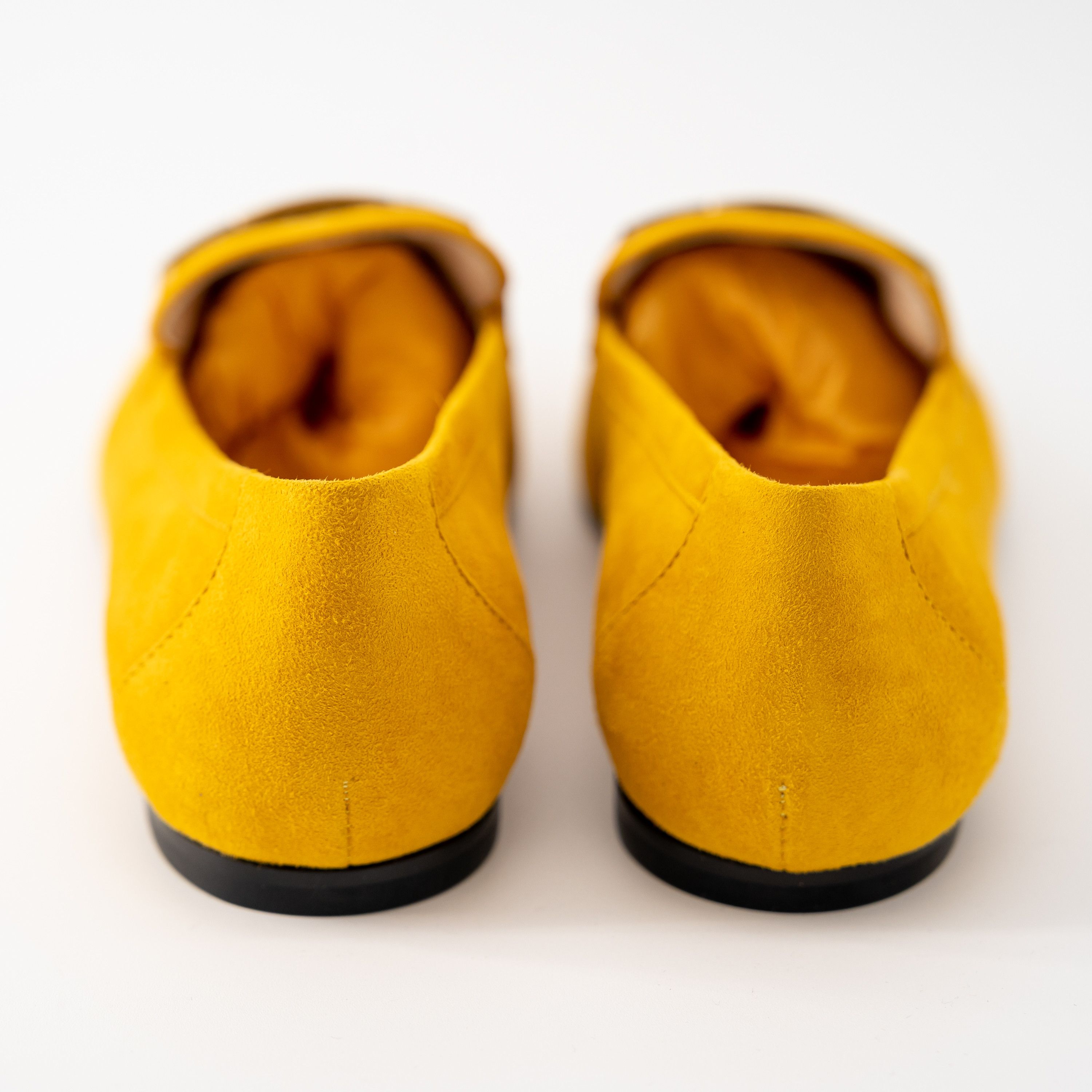 Tod's 40.5 10.5US - Tod's Kate Suede Loafers Yellow Net-a-Porter Size US 10.5 / IT 40.5 - 4 Thumbnail