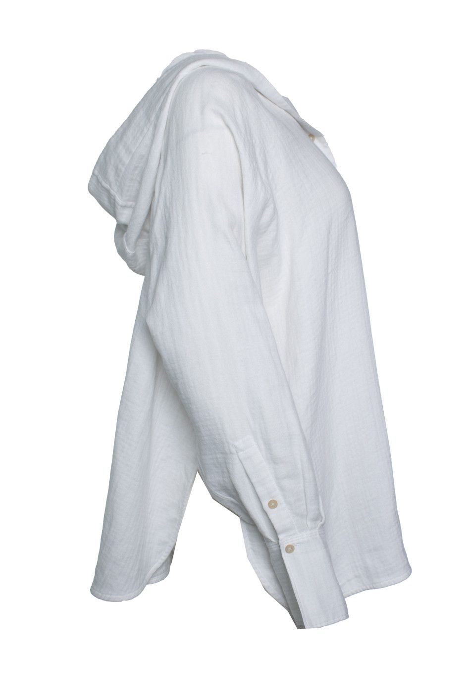 Elizabeth and James Elizabeth & James, white cotton hooded shirt Size S / US 4 / IT 40 - 4 Thumbnail