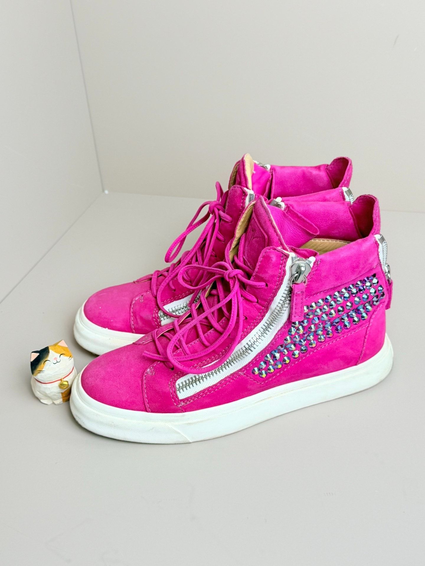 Giuseppe Zanotti Giuseppe Zanotti Multi Hitop Sneakers us_7 Women Size US 7 / IT 37 - 1 Thumbnail