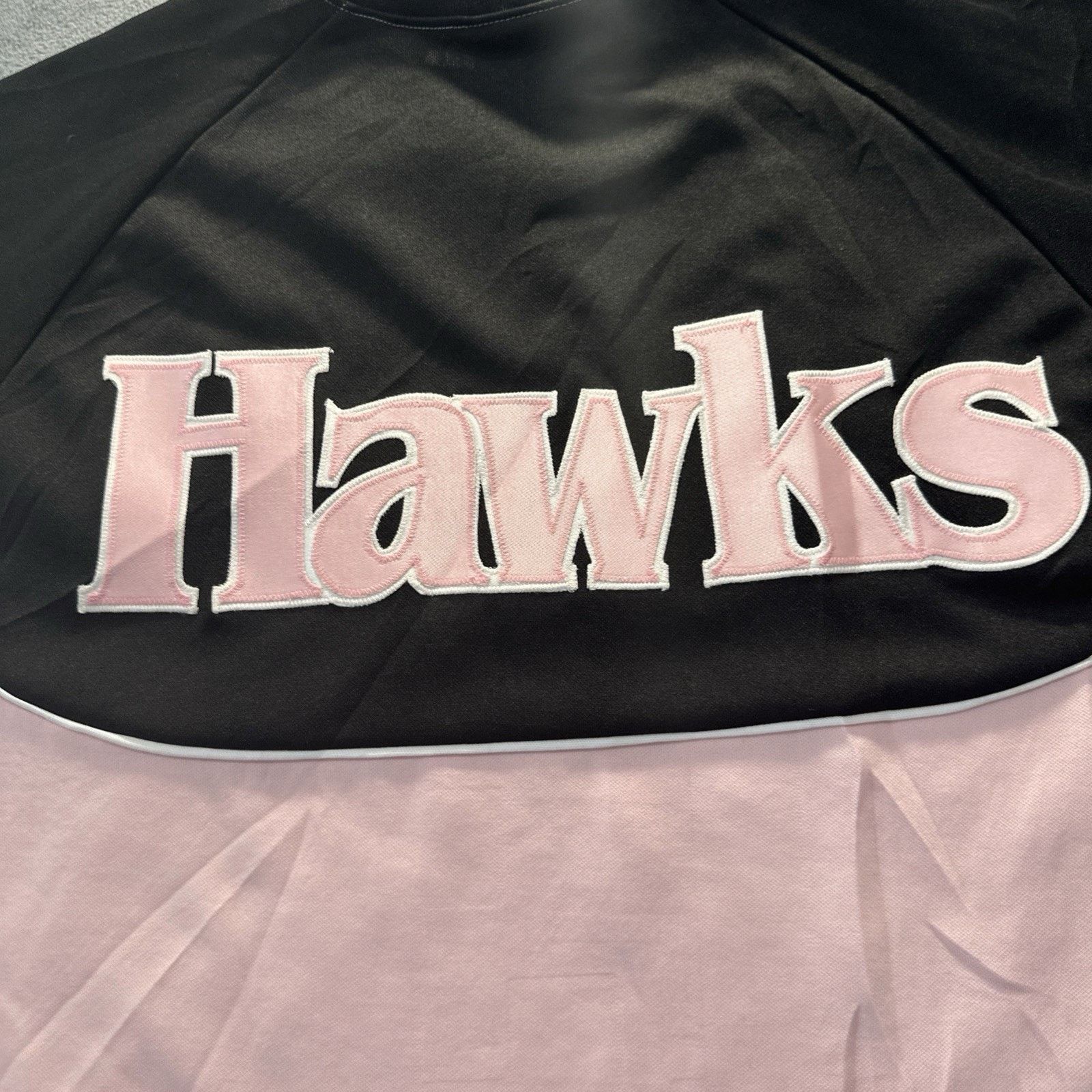 Majestic Atlanta Hawks Majestic Hardwood Classics Pink Warm Up NWT Size US XL / EU 56 / 4 - 8 Thumbnail