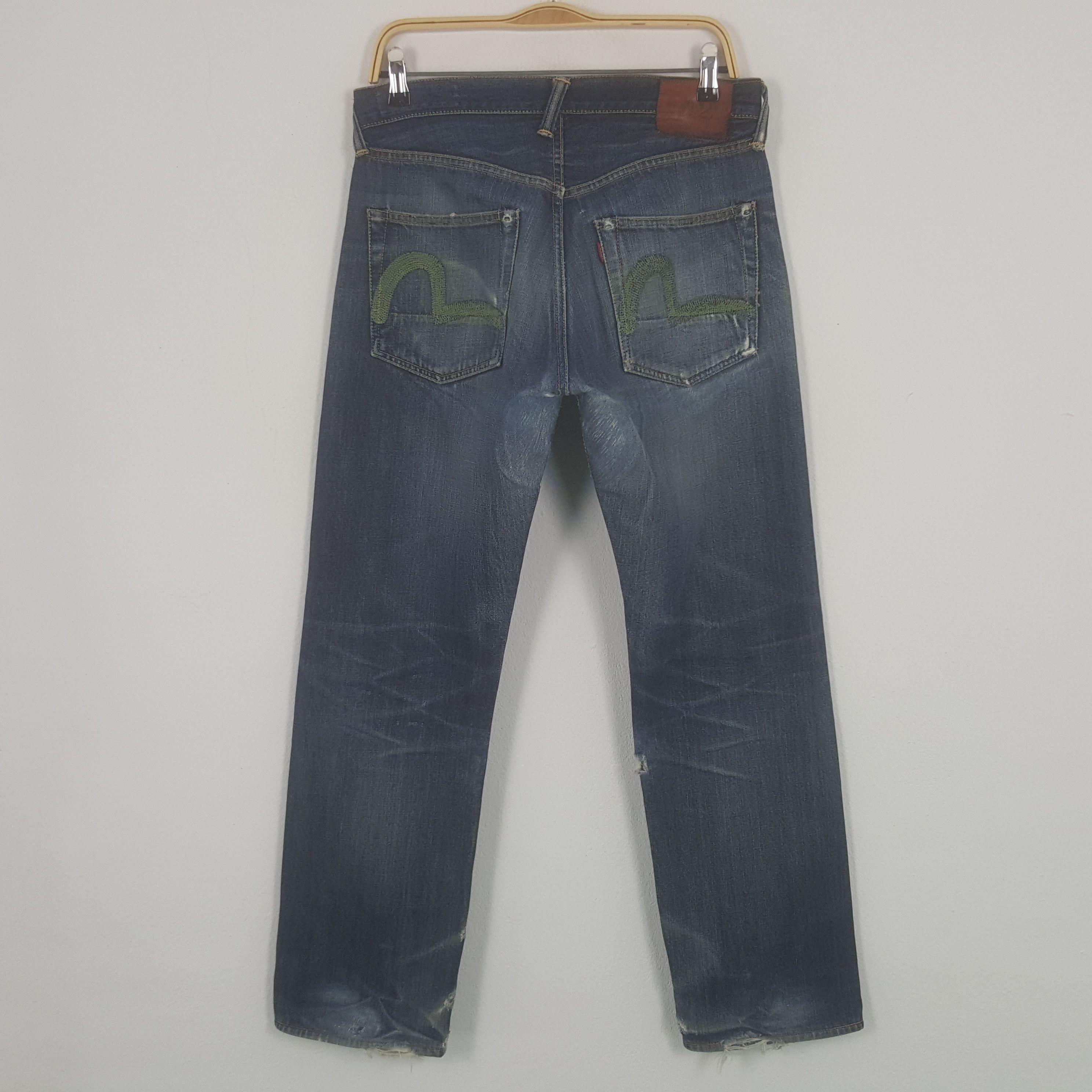Evisu Vintage Evisu Japan Selvedge Custom Art Daicock Denim Jeans Size US 30 / EU 46 - 4 Thumbnail
