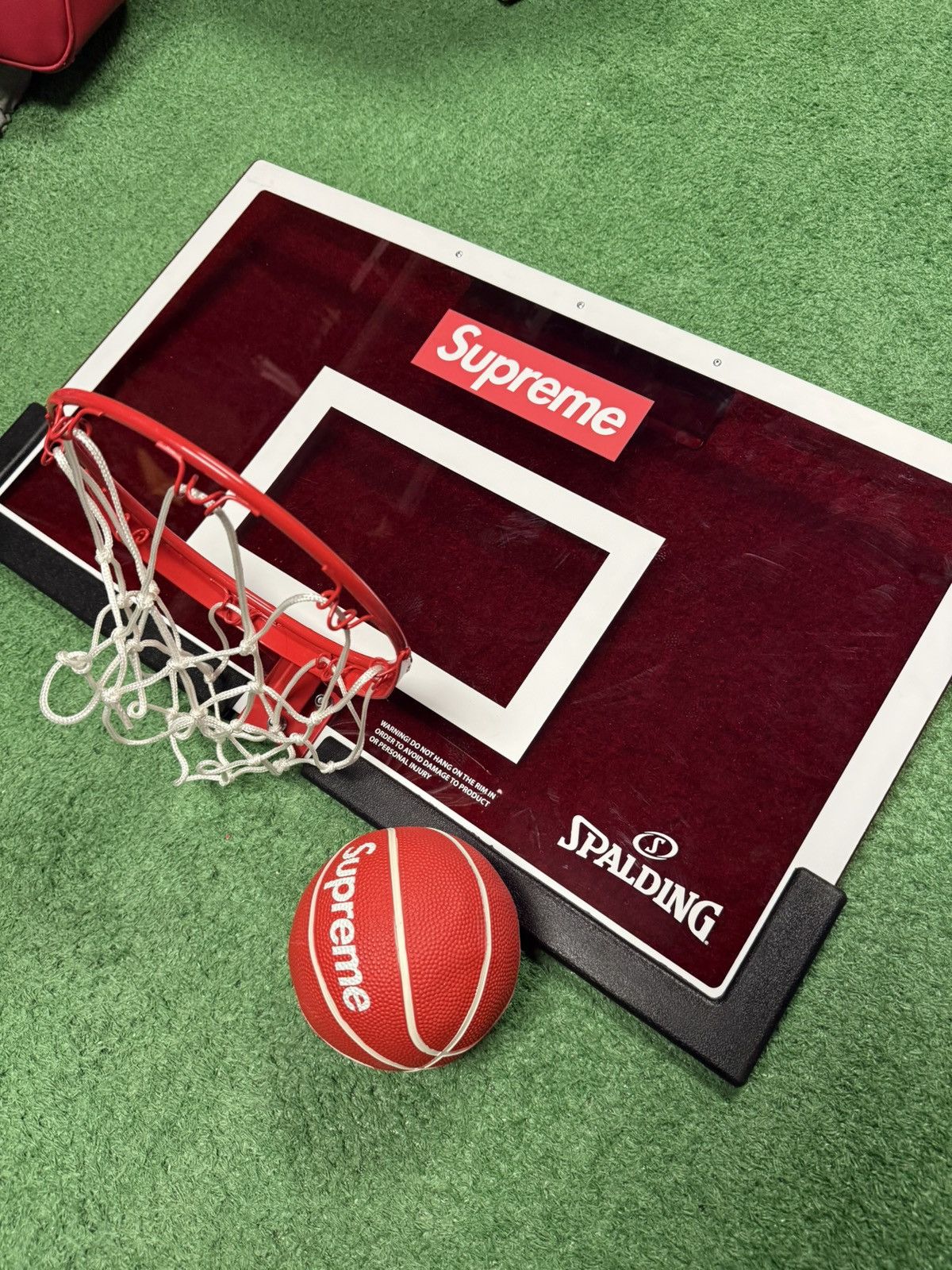 Supreme Supreme box logo spalding mini hoop Size ONE SIZE - 2 Thumbnail