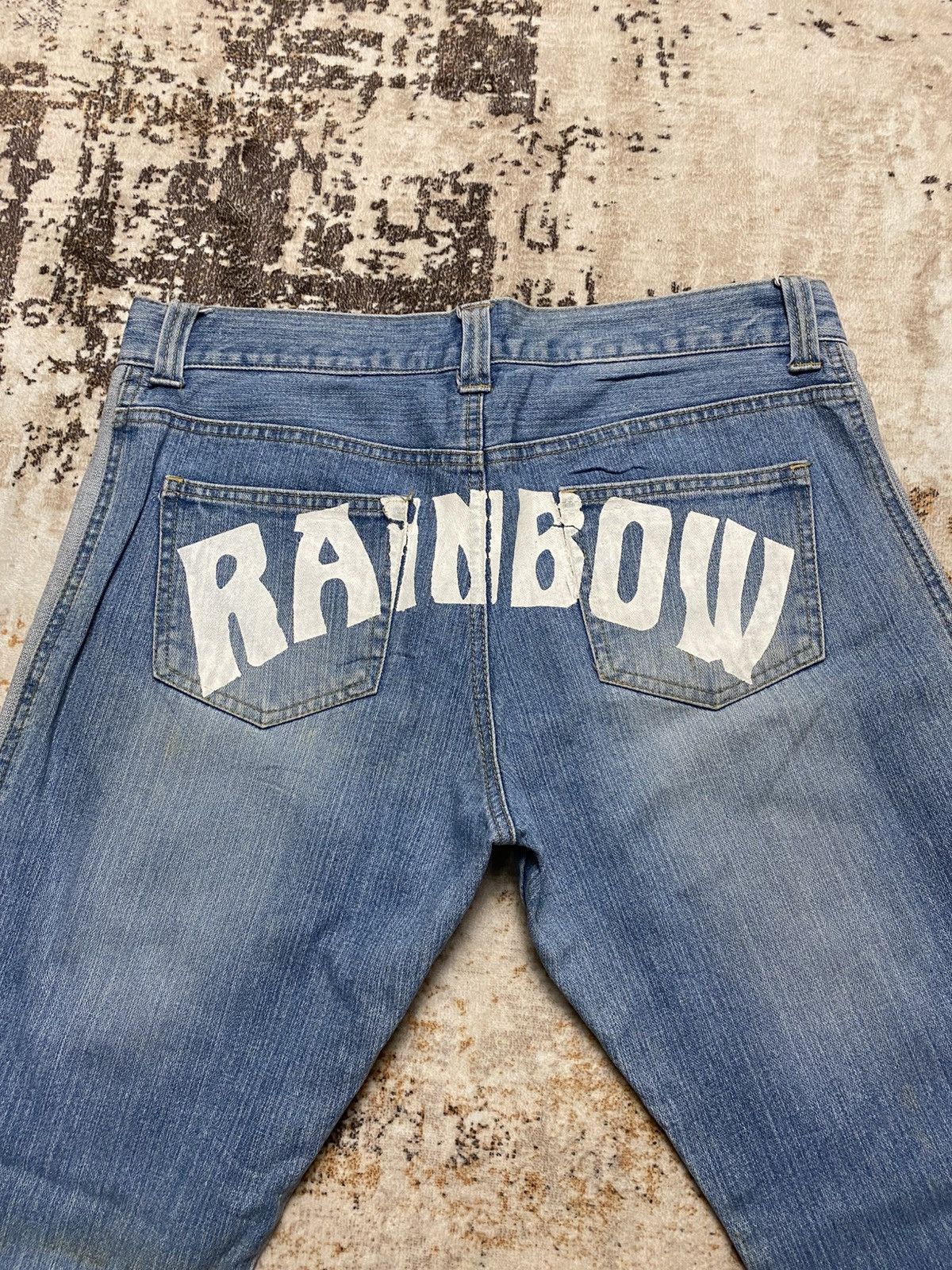 Tornado Mart Baggy Denim With Red Line💥 Size US 32 / EU 48 - 9 Thumbnail