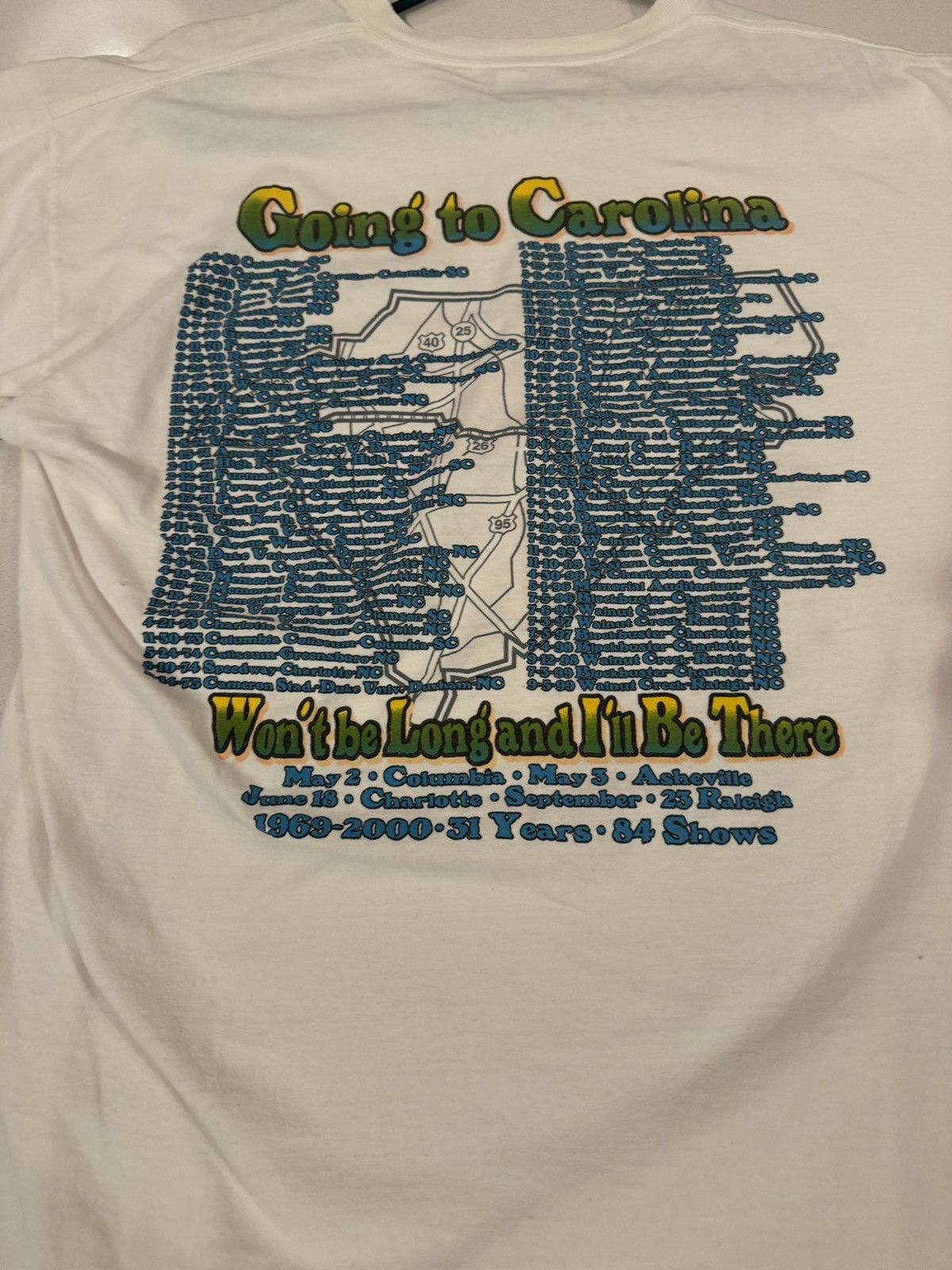 Vintage Vintage 1998 Allman Brothers Band Going To Carolina Size US XL / EU 56 / 4 - 9 Thumbnail