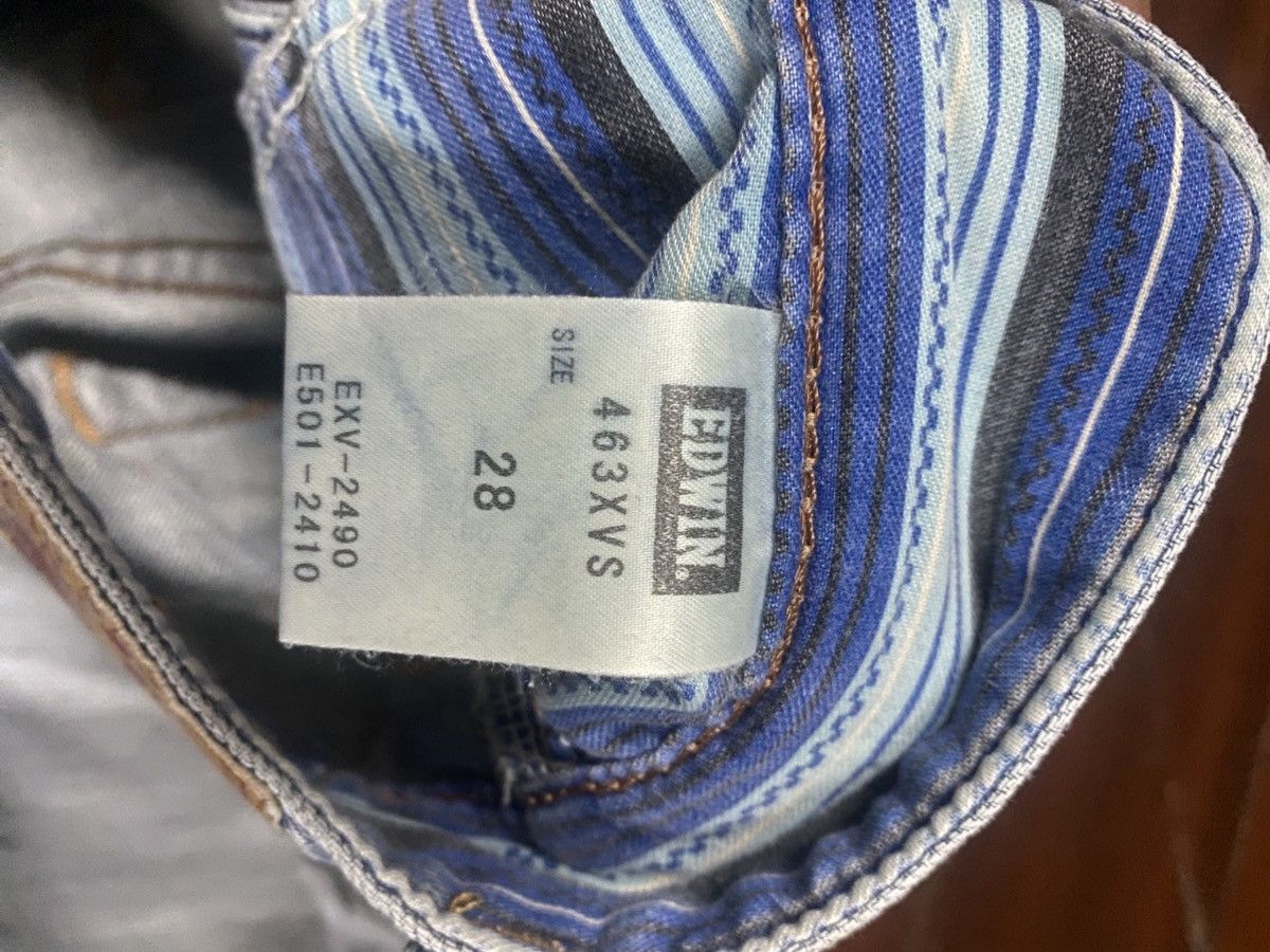 Edwin Thrashed Dirty Mud Edwin Exclusive Vintage Baggy Jeans🇯🇵 Size US 28 / EU 44 - 17 Thumbnail