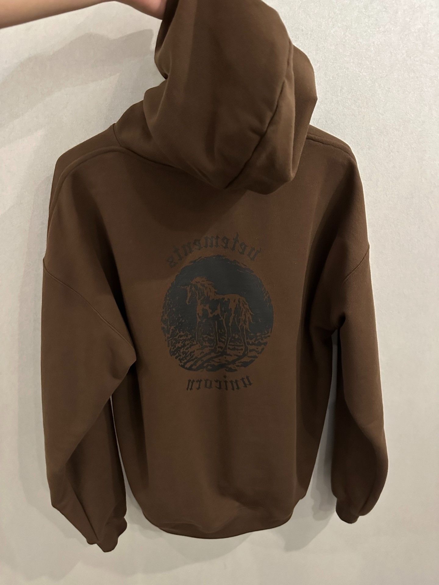 Vetements Vetements Unicorn Brown Hoodie 2501-Nextarrow Size US XS / EU 42 / 0 - 2 Thumbnail