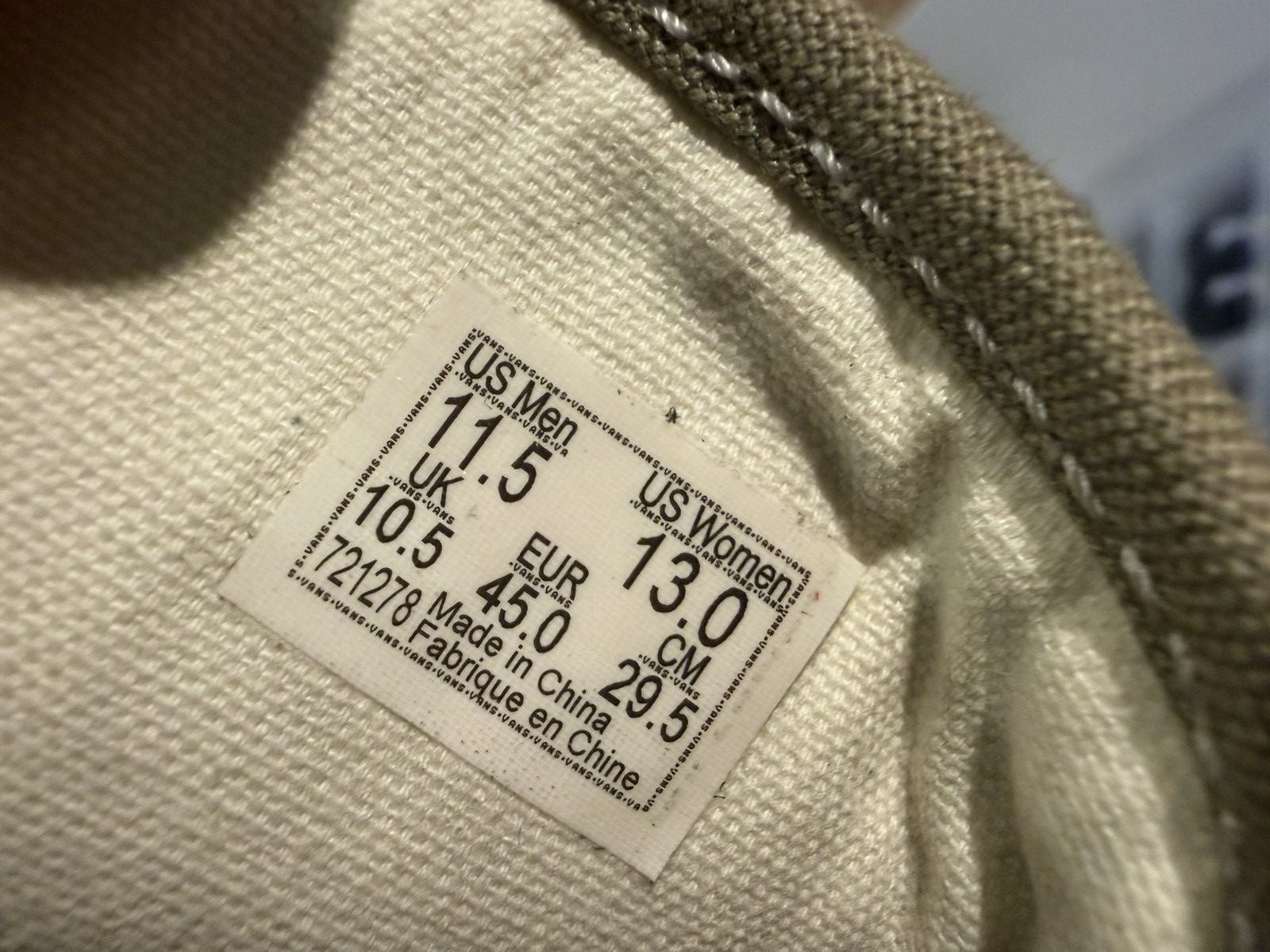 Satoshi Nakamoto × Vans Satoshi Nakamoto × Vans – Size 11.5 – Deadstock - OG color Size US 11.5 / EU 44-45 - 7 Thumbnail