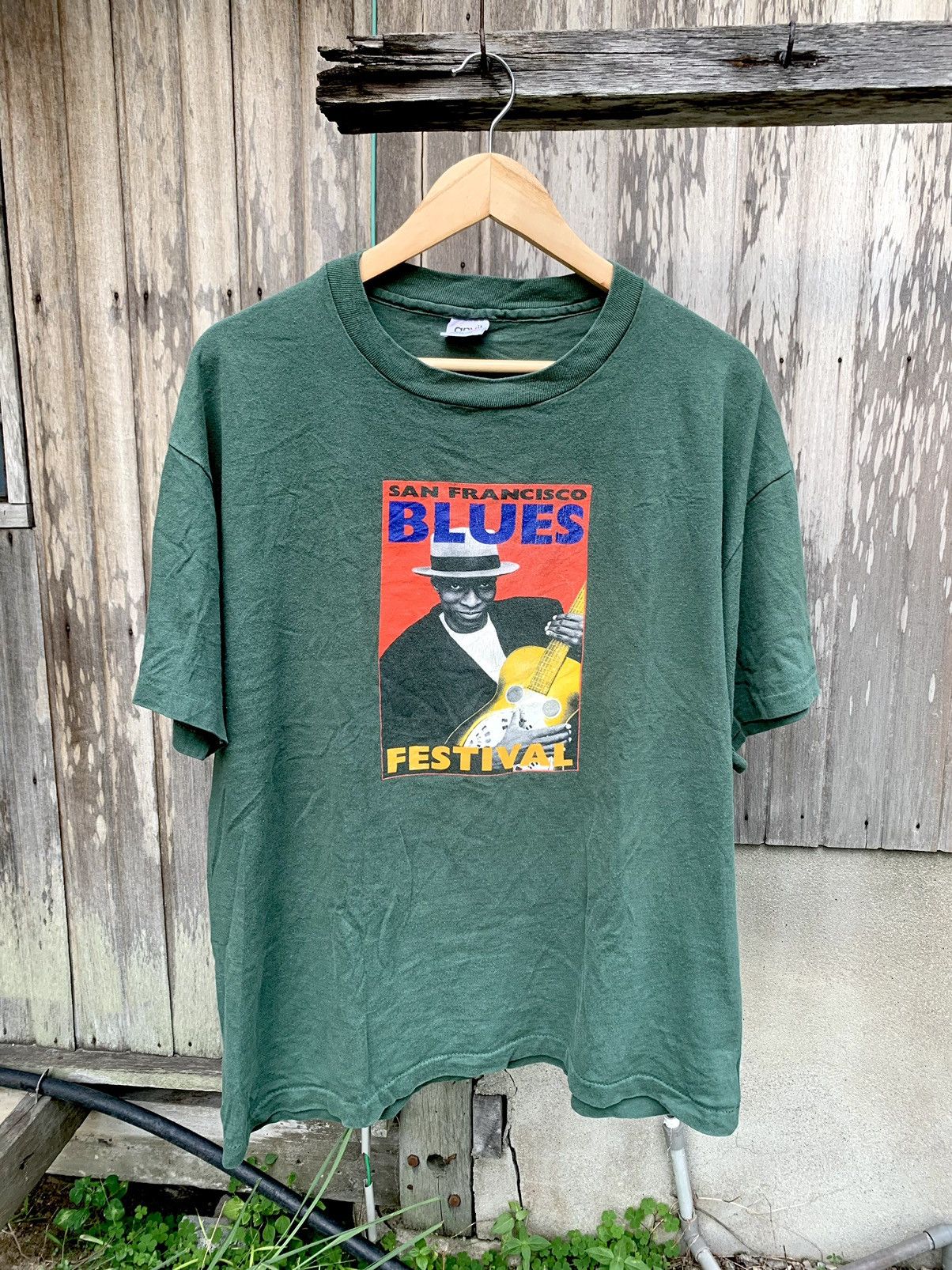 Vintage Vintage San Francisco Blues Festival Tees Size US XL / EU 56 / 4 - 1 Thumbnail