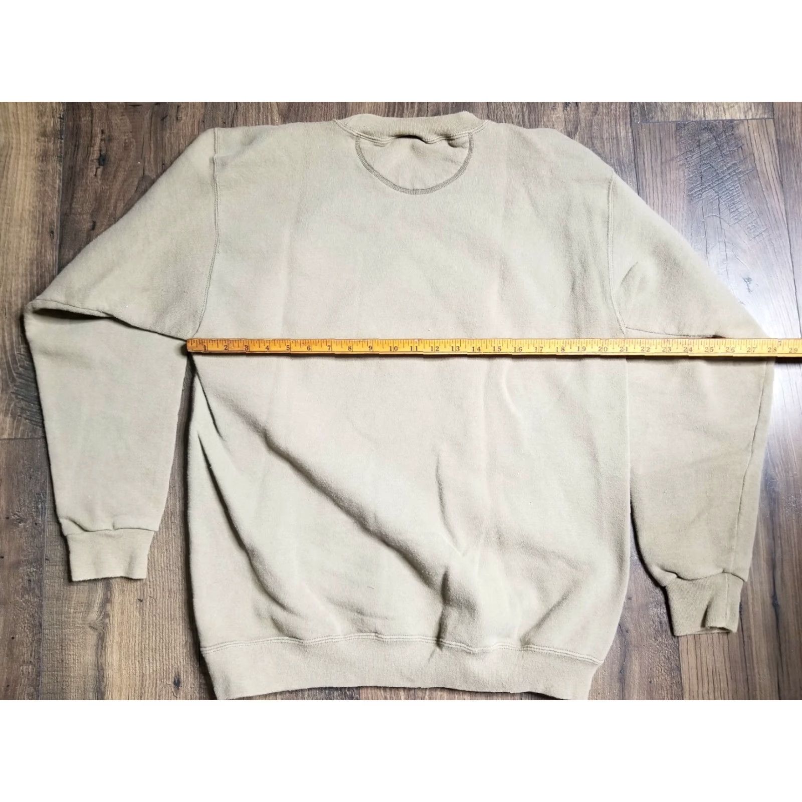 Vintage VINTAGE 1990s Miami Hurricanes Sweatshirt Crewneck Men’s Large Cotton Blend Beige Embroidered Hip Hop Style Made in USA Size US L / EU 52-54 / 3 - 2 Thumbnail