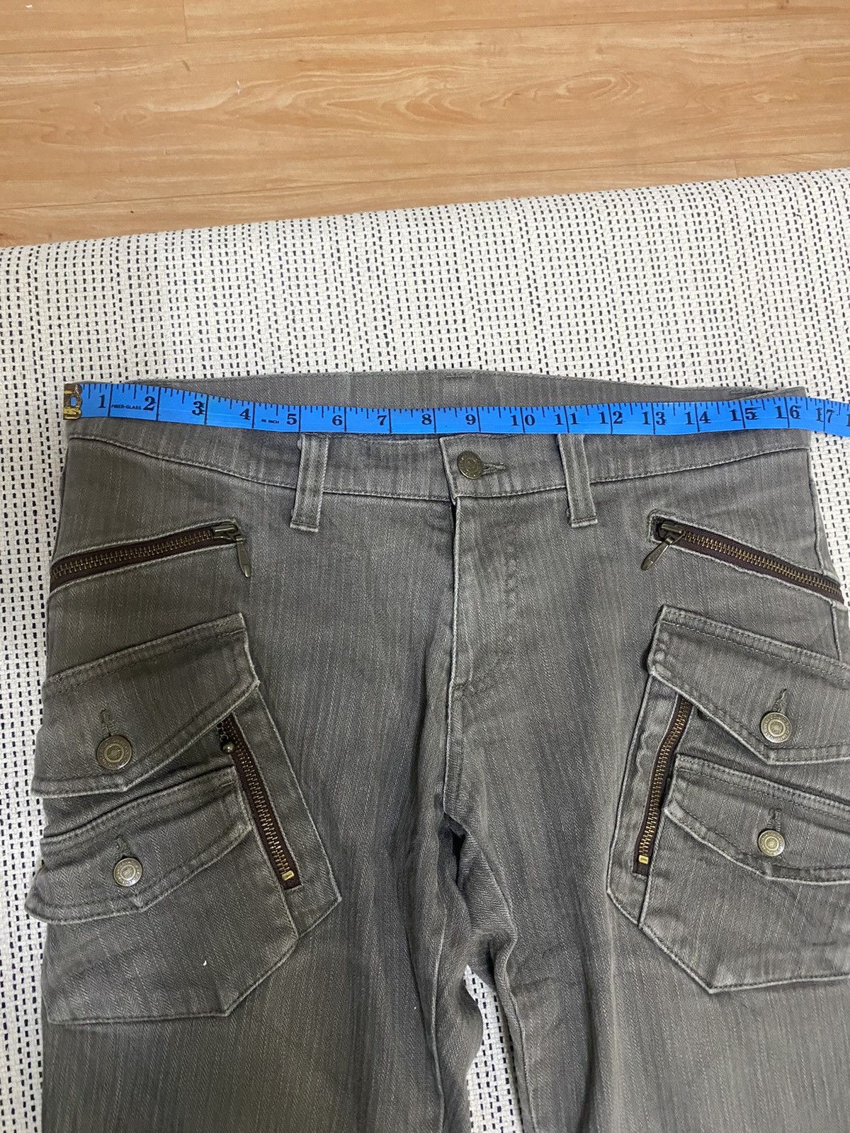Tornado Mart VERY RARE Japanese Tornado mart flared milti pocket pants Size US 33 - 12 Thumbnail