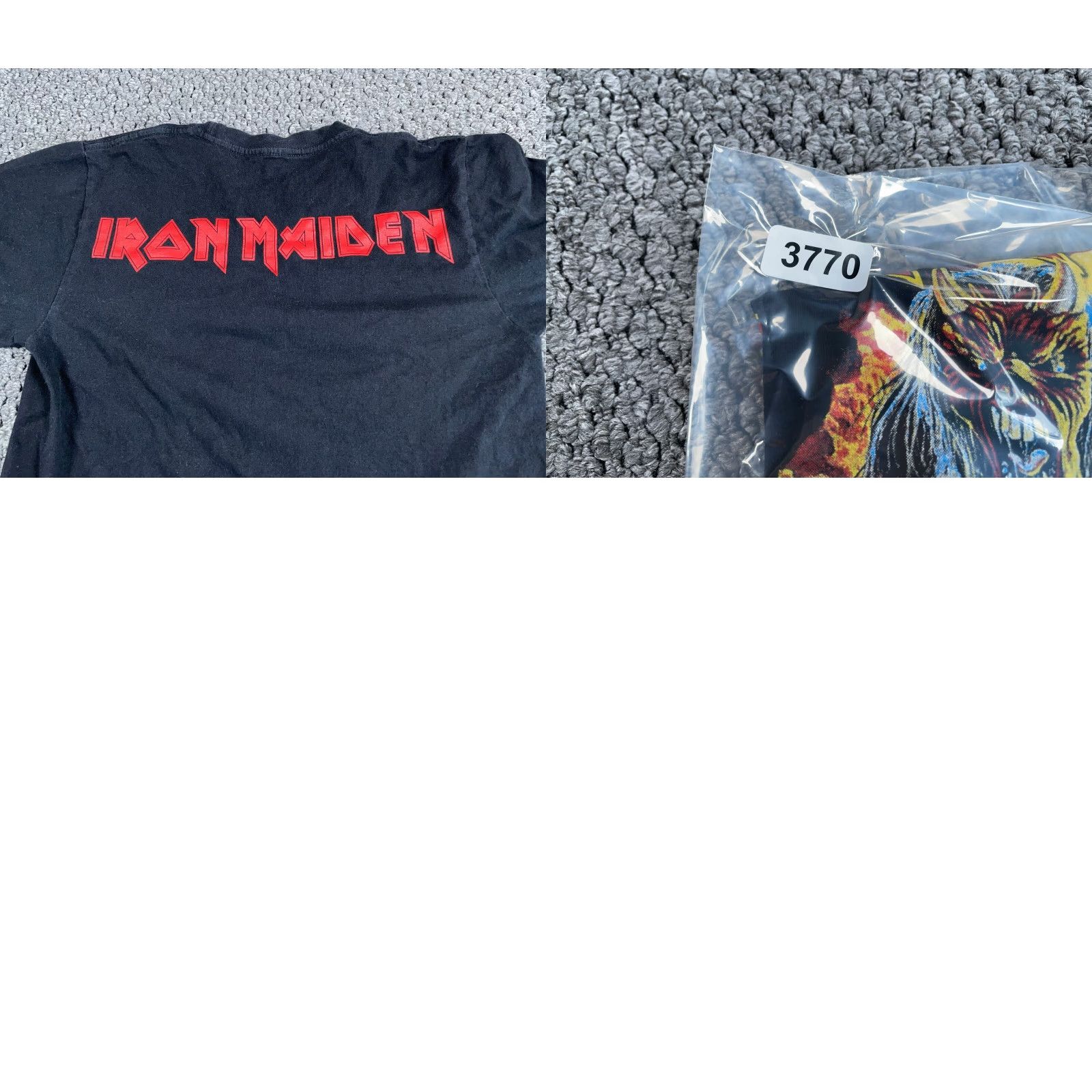 Etro Iron Maiden Hallowed Be Thy Name Black Graphic T-Shirt Adult Small Metal Music Mens Double-Sided Size US S / EU 44-46 / 1 - 8 Thumbnail
