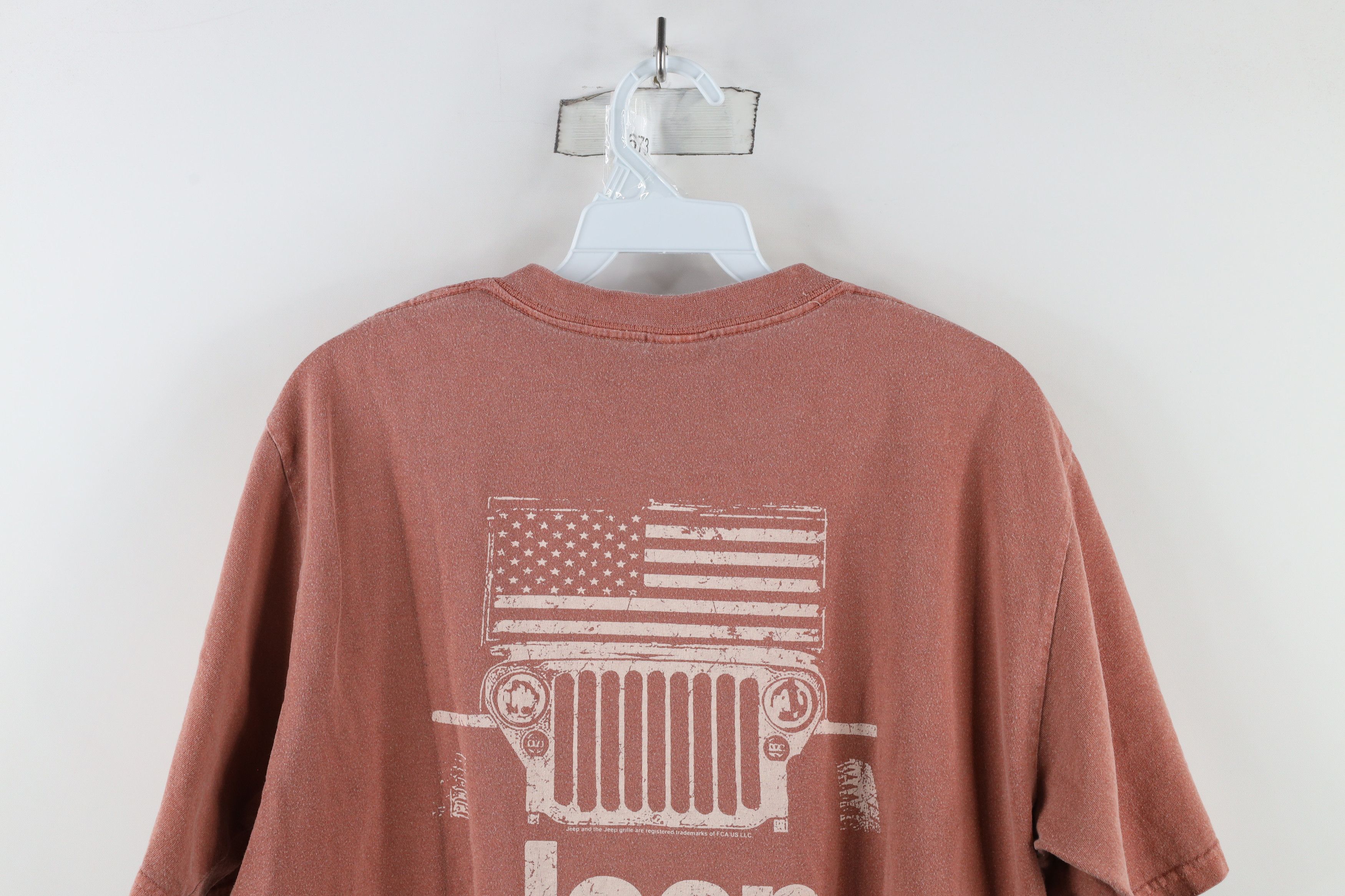 Vintage Vintage Jeep Motor Co Dye Stonewash Spell Out T-Shirt Cotton Size US M / EU 48-50 / 2 - 12 Thumbnail