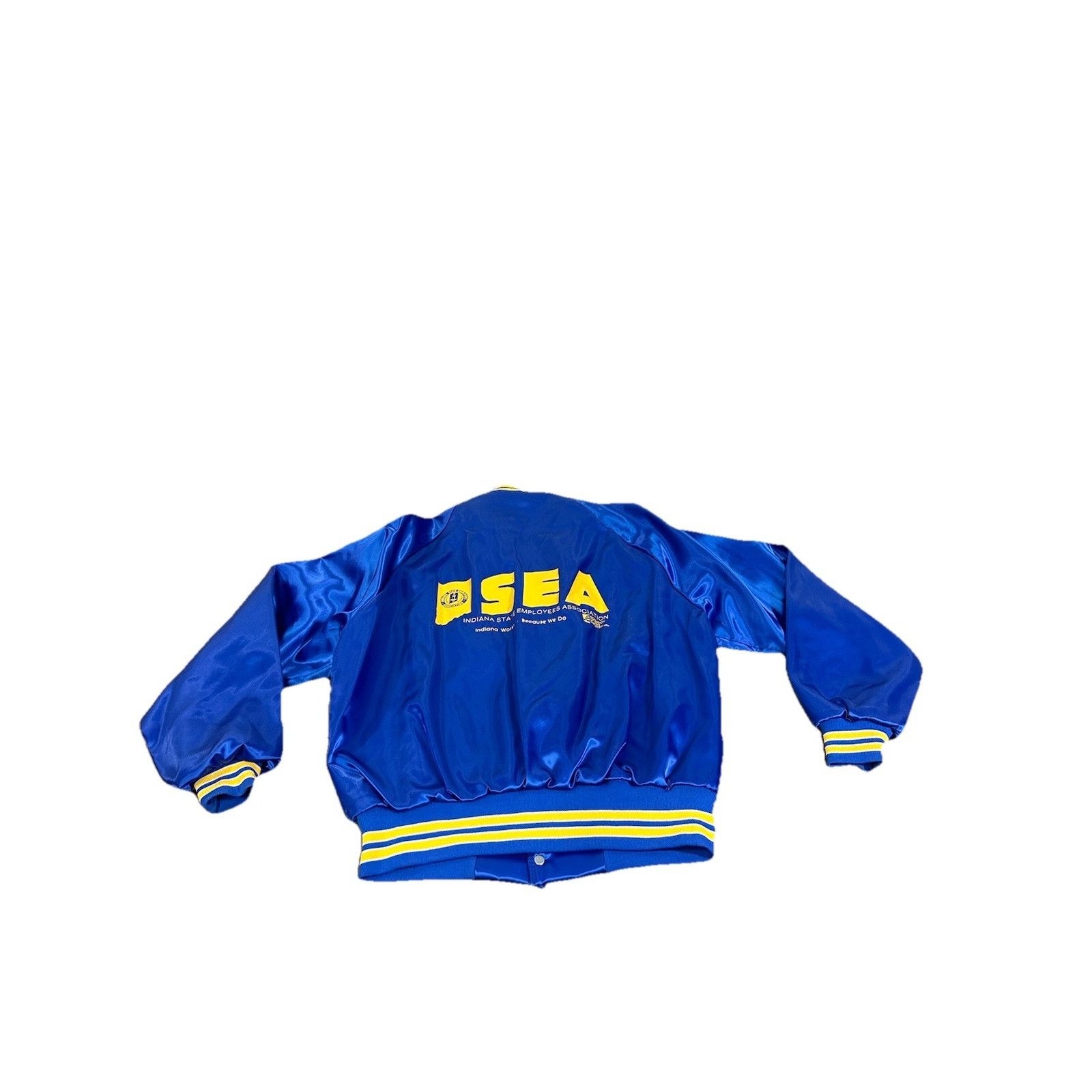 Other Vintage Indiana State Employees Association Satin Bomber Jac Size US M / EU 48-50 / 2 - 6 Thumbnail