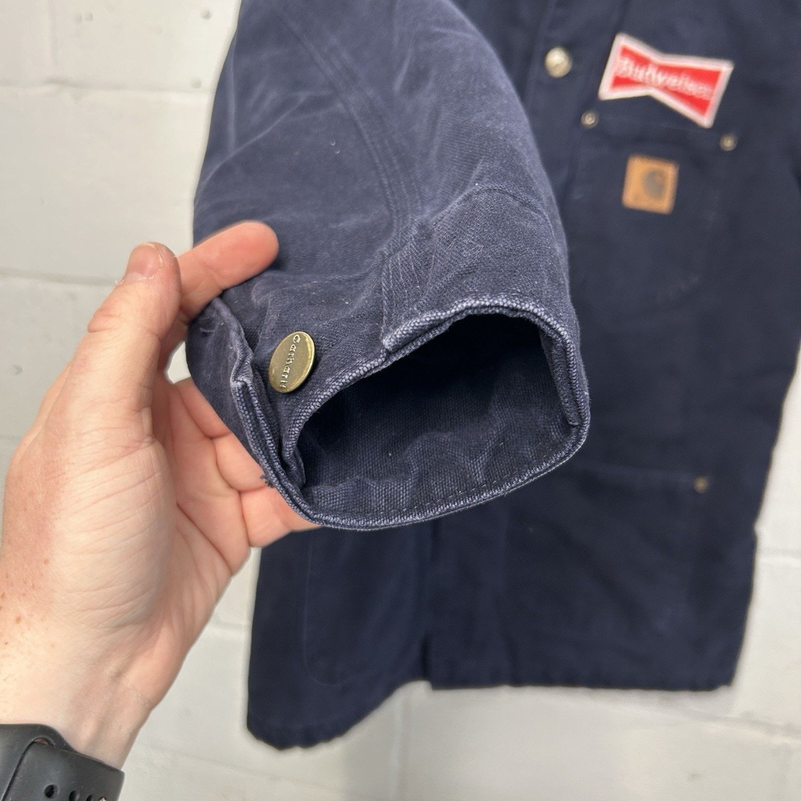 Carhartt Vintage Carhartt Blanket-Lined Chore Coat “Midnight Blue” Size US S / EU 44-46 / 1 - 7 Thumbnail