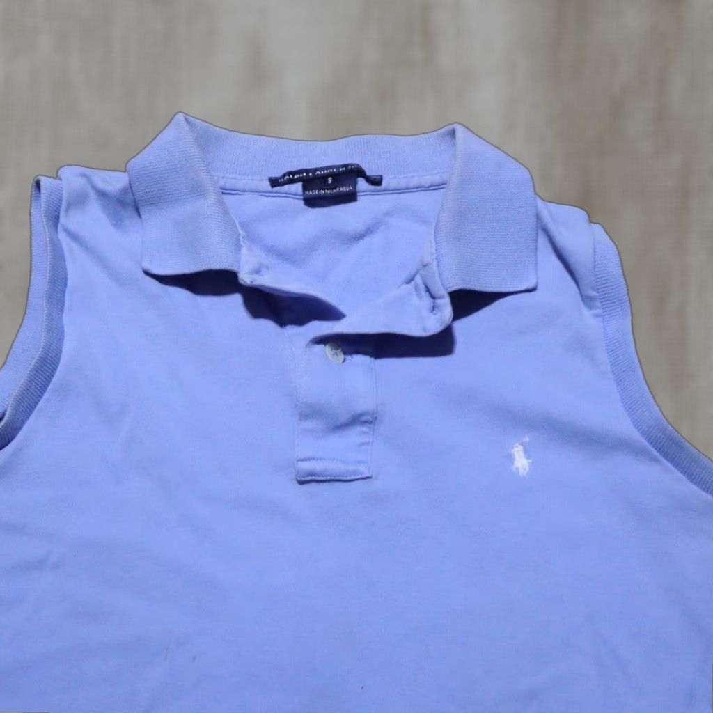 Ralph Lauren Ralph Lauren Polo Light Blue Sleeveless Shirt Men's Size S Small Size US S / EU 44-46 / 1 - 1 Thumbnail