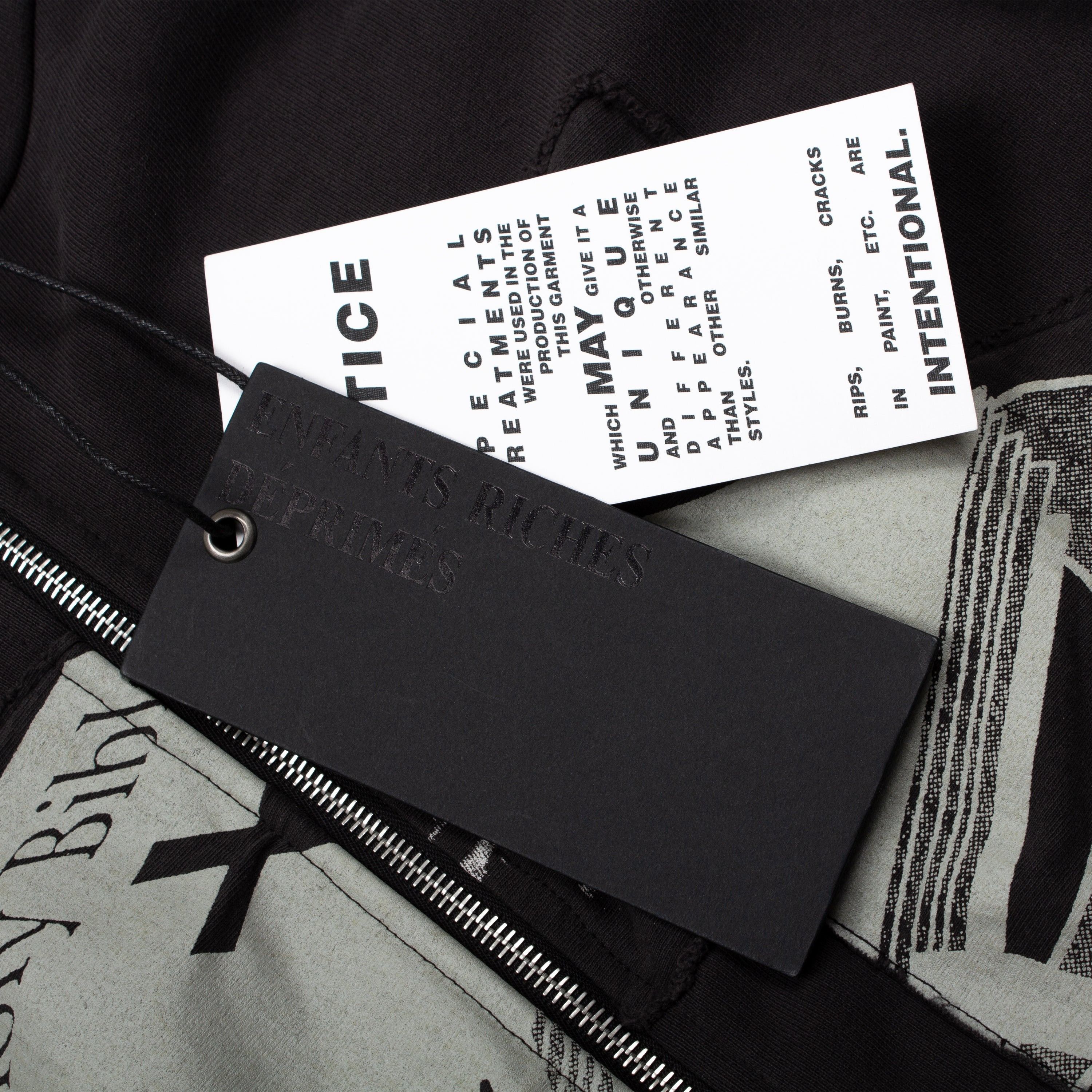 Enfants Riches Deprimes ENFANTS RICHES DEPRIMES ASSEMBLAGE HOLY BIBLE ZIP HOODIE Size US L / EU 52-54 / 3 - 5 Thumbnail