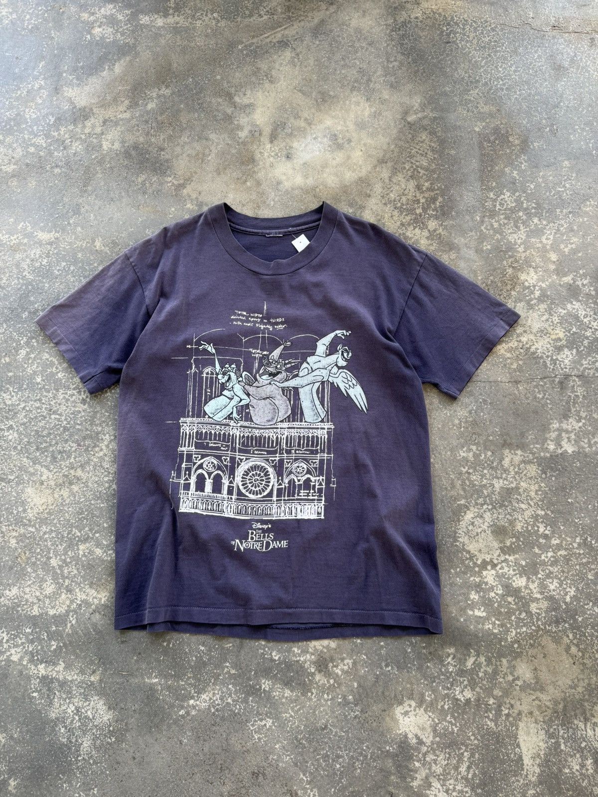 Vintage Vintage 90’s Disney The Hunchback Of Notre Dame Movie Tee Size US L / EU 52-54 / 3 - 1 Thumbnail