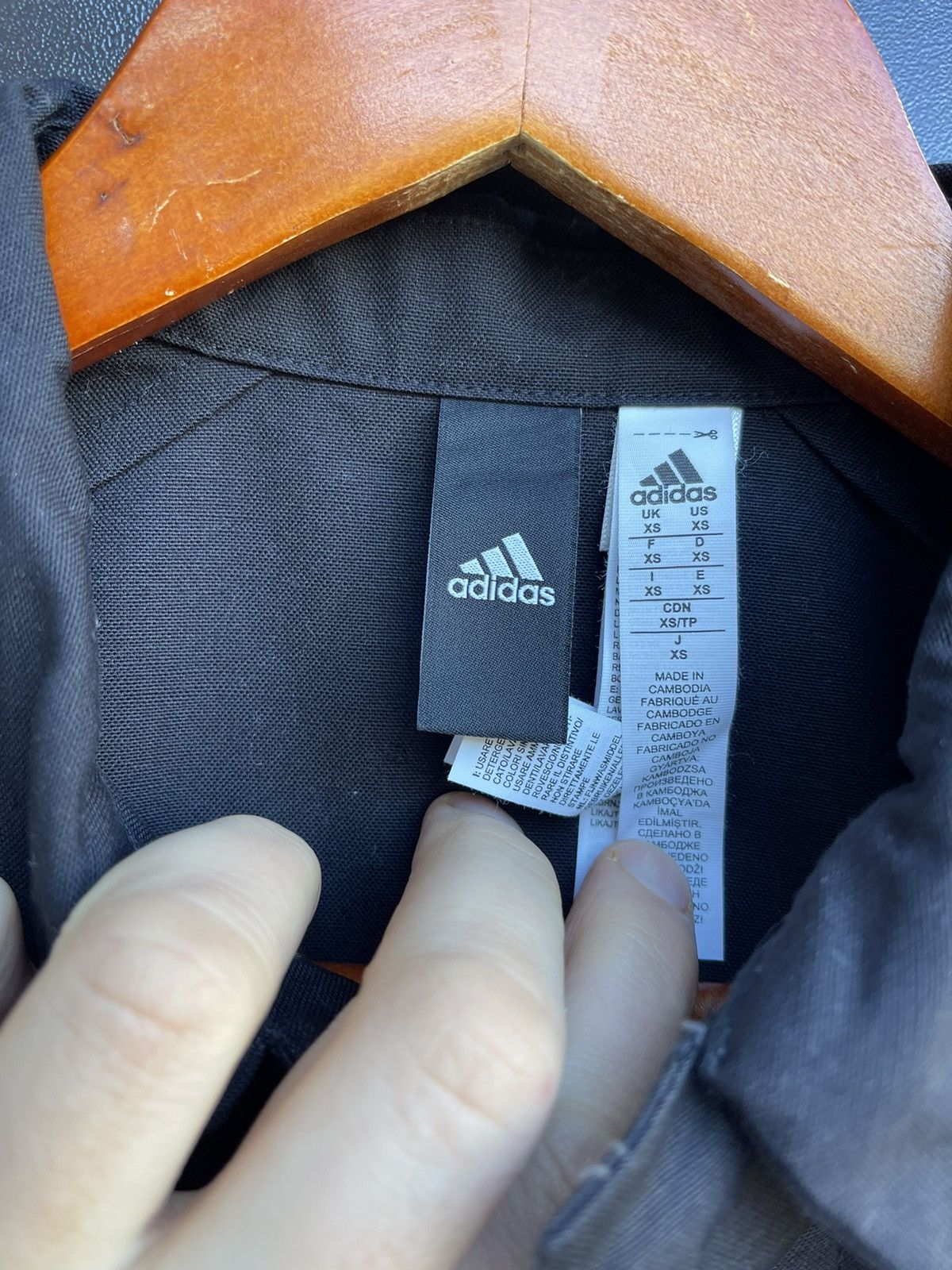 Adidas Men’s Real Madrid adidas ZNE Jacket 17/18 – Black- Cotton Size US XS / EU 42 / 0 - 5 Thumbnail