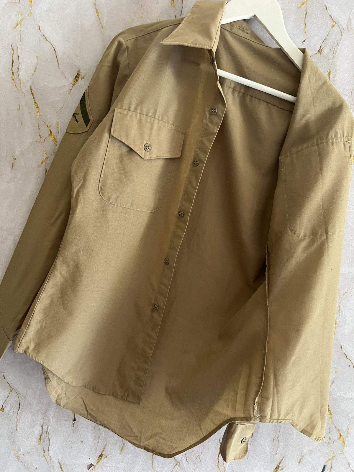 Vintage 🔥 Vintage Army Shirt Button-Up – Streetwear Classic Size US M / EU 48-50 / 2 - 9 Thumbnail