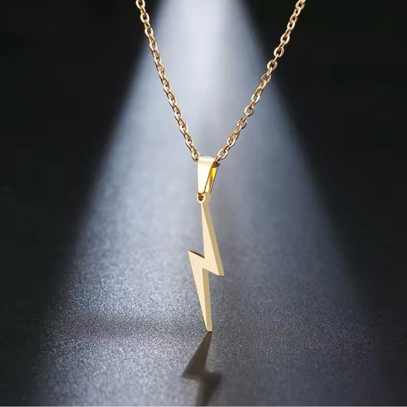 Other Stainless Steel Necklace Lightning Necklaces For Women Size ONE SIZE - 2 Thumbnail