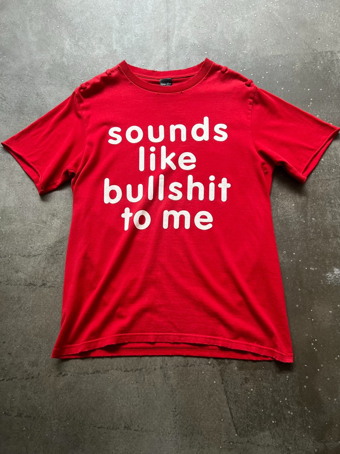 Number (N)ine red graphic slogan t-shirt Size US M / EU 48-50 / 2 - 1 Thumbnail