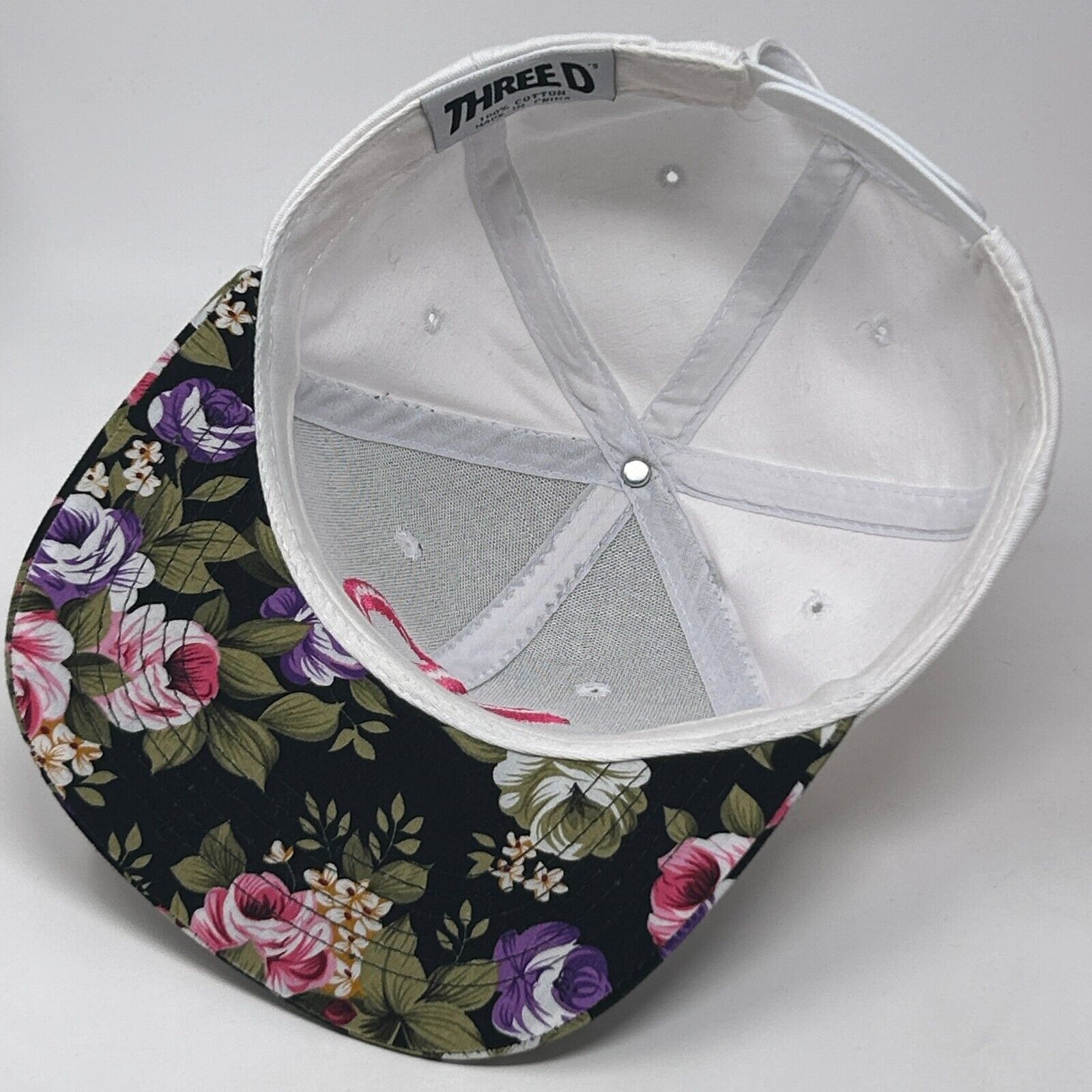 Other Visionary Hat Baseball Cap Floral Flowers Three Ds 6 Panel Size ONE SIZE - 7 Thumbnail