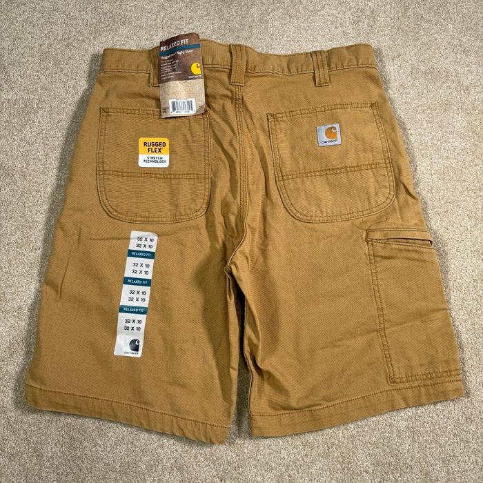 Carhartt Carhartt Shorts Men 32 Tan Work Cargo Pocket Basic Logo