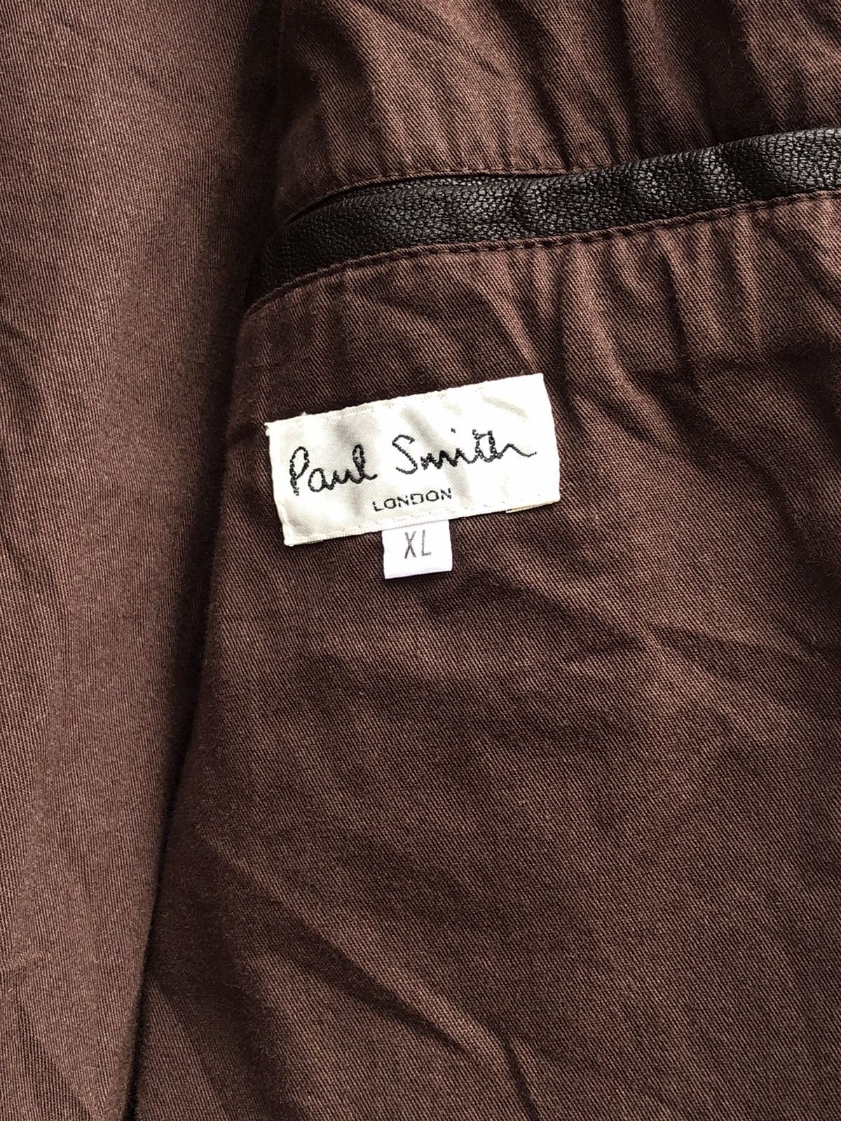 Paul Smith Paul Smith Leather Jacket Size US XL / EU 56 / 4 - 10 Thumbnail