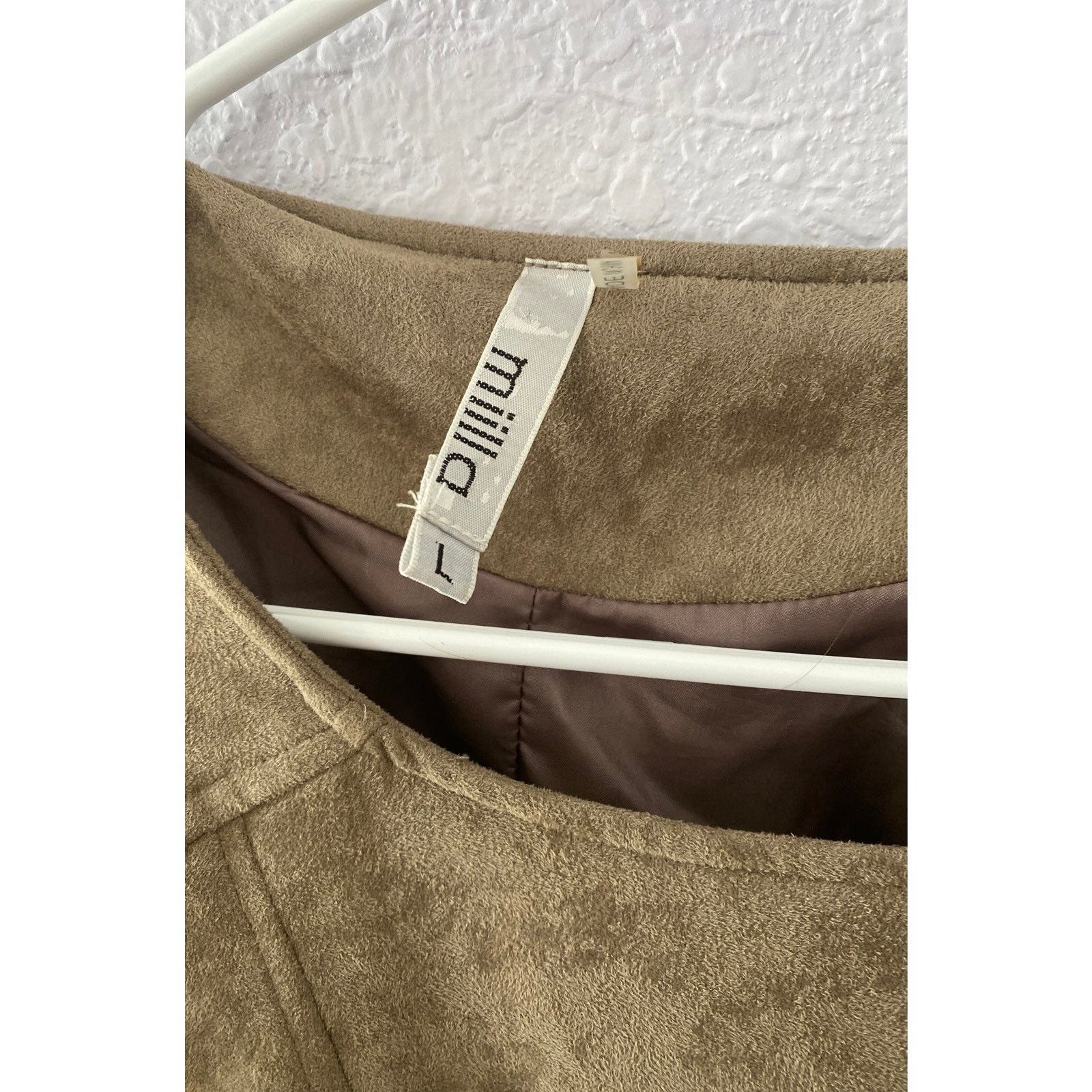 Other Milla Faux Suede Jacket Size L / US 10 / IT 46 - 2 Thumbnail