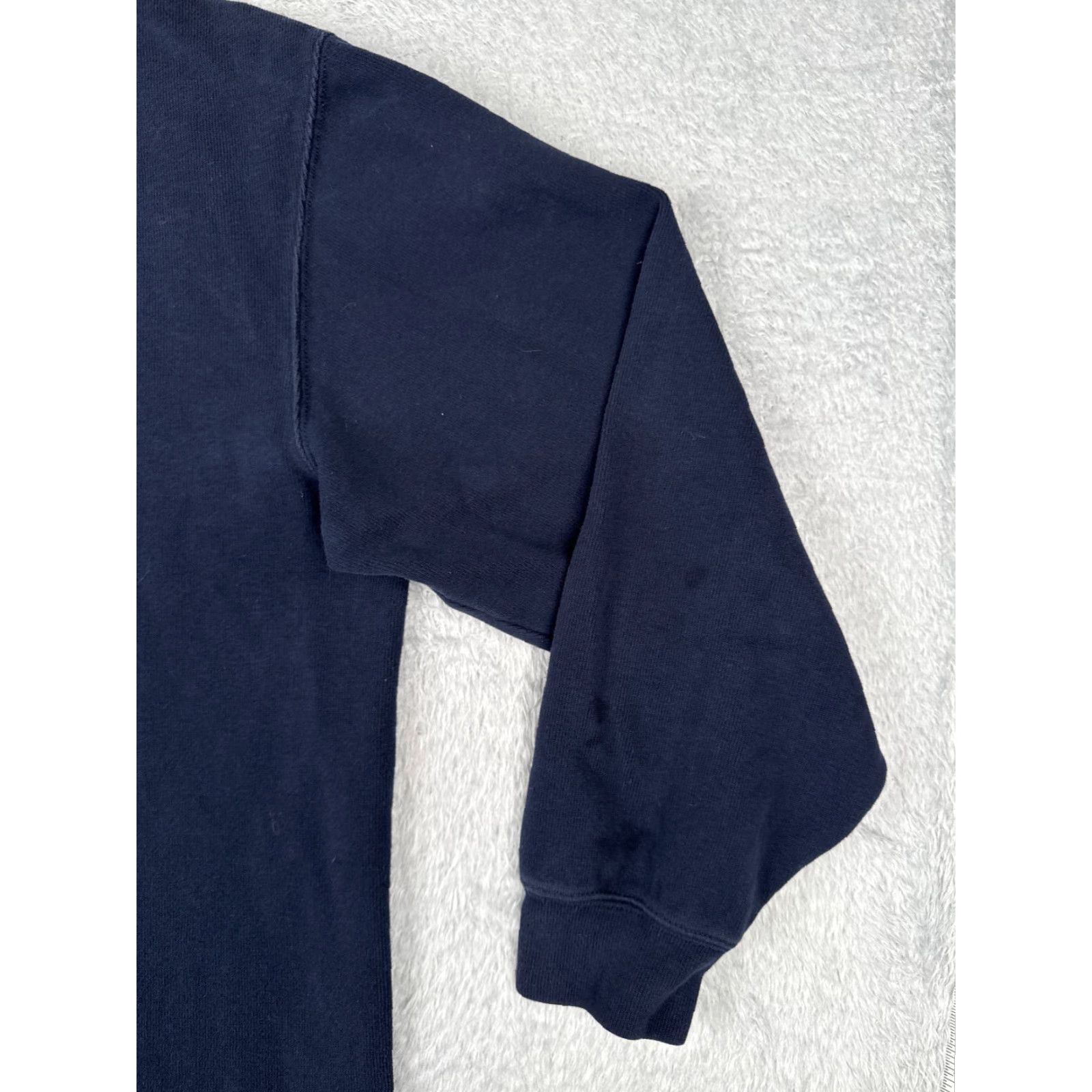 Ralph Lauren VINTAGE Polo Ralph Lauren Sweater Shirt Casual Men 2XLT Blue 1/4 Zip Mock Neck Pullover Embroidered Logo Chest 52 in Size US XXL / EU 58 / 5 - 2 Thumbnail