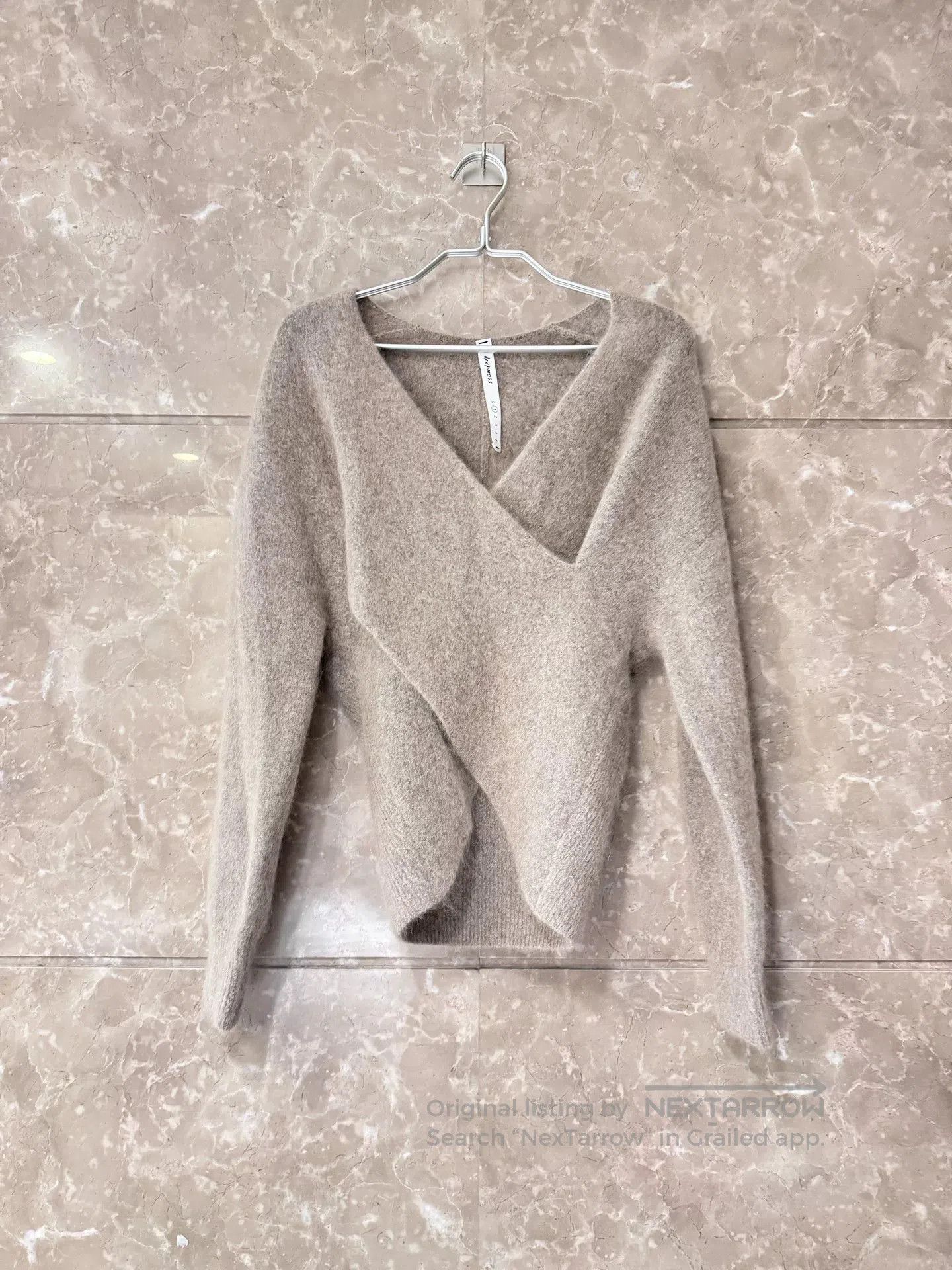 Japanese Brand Deepmoss Camel Mohair Sweater. Size S / US 4 / IT 40 - 1 Thumbnail