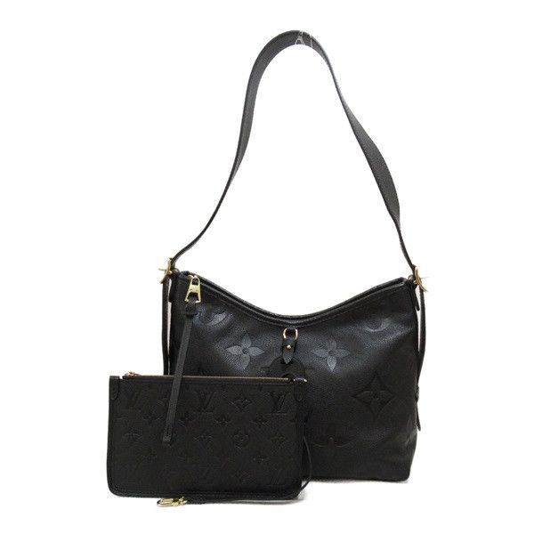 image of Louis Vuitton Monogram Empreinte Carryall Pm in Black, Women's