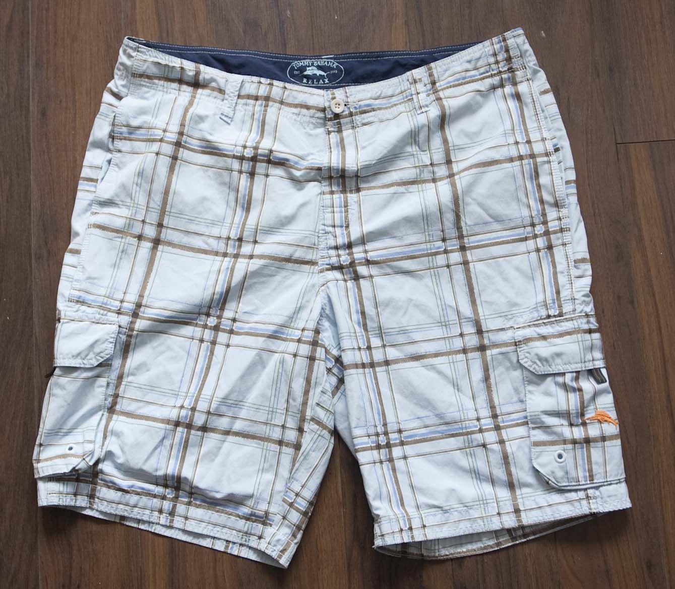 Tommy Bahama Tommy Bahama Swim Trunks Shorts Size 38 Blue Cargo Size US 38 / EU 54 - 1 Thumbnail
