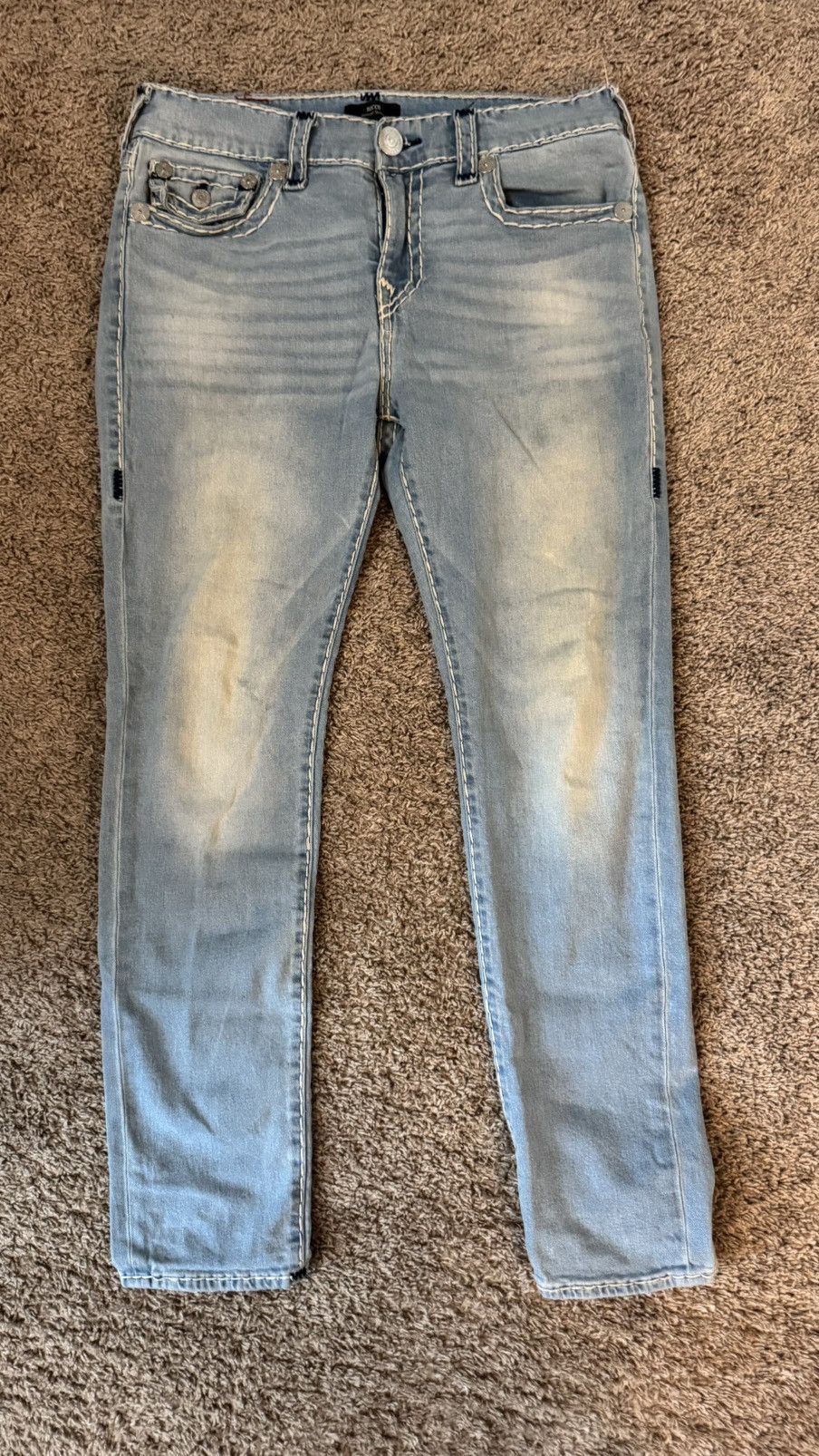 True Religion True Religion Rocco Relaxed Skinny Jeans Size US 32 / EU 48 - 3 Thumbnail