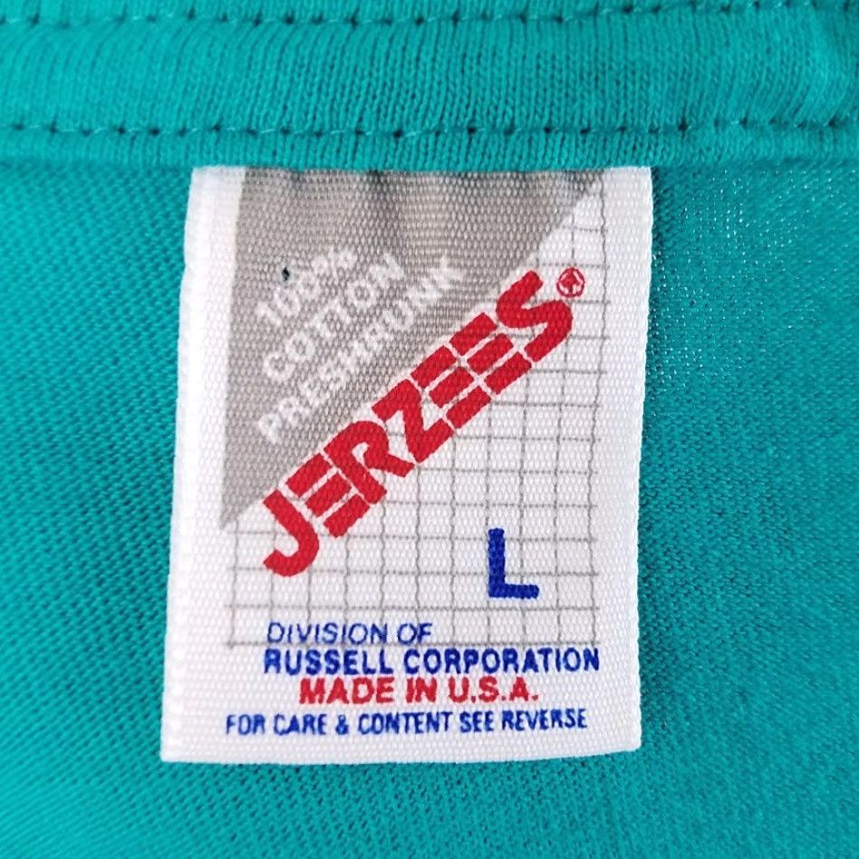 Jerzees VINTAGE Las Vegas Hilton T Shirt Mens Large Blue 90s Nevada Made In USA Jerzees Size US L / EU 52-54 / 3 - 5 Thumbnail