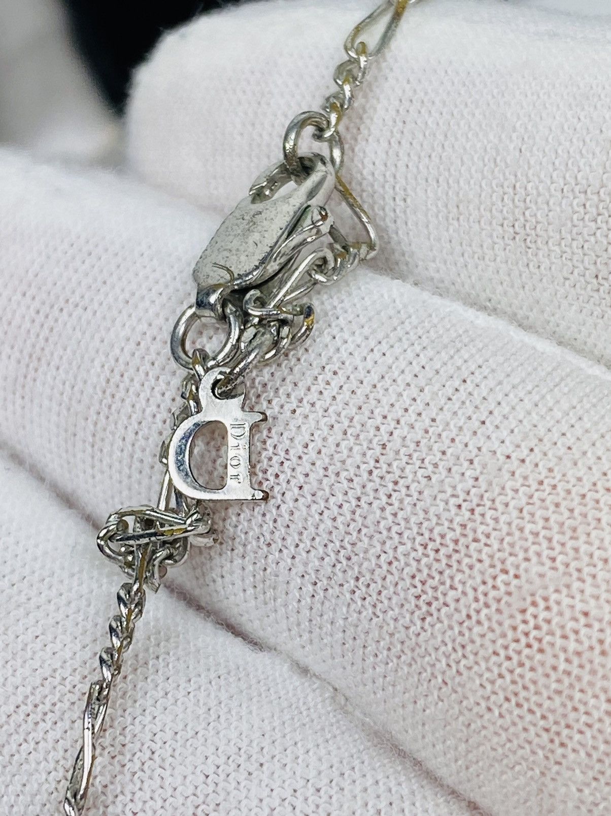 Dior Dior Cursive Logo Necklace Size ONE SIZE - 4 Thumbnail