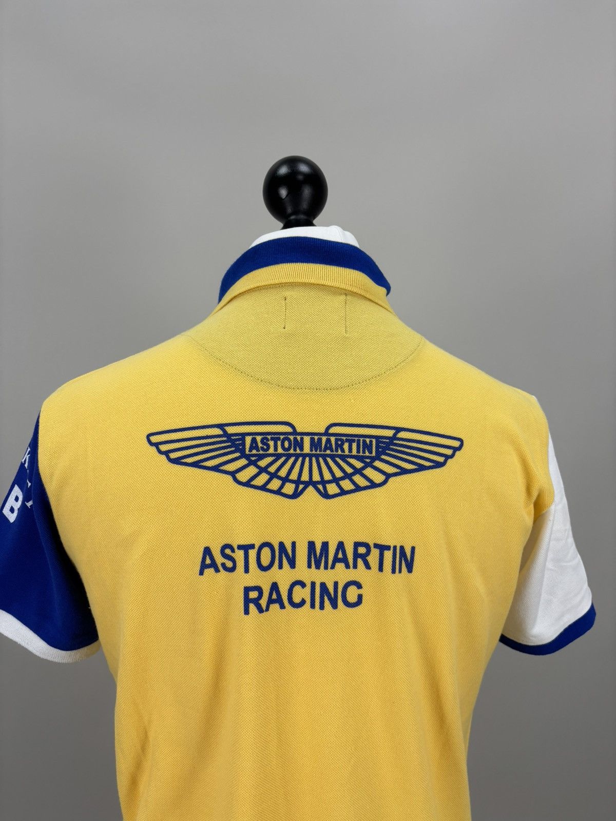 Hackett Mens t shirt Hackett Aston Martin Size M Color Yellow Size US M / EU 48-50 / 2 - 6 Thumbnail