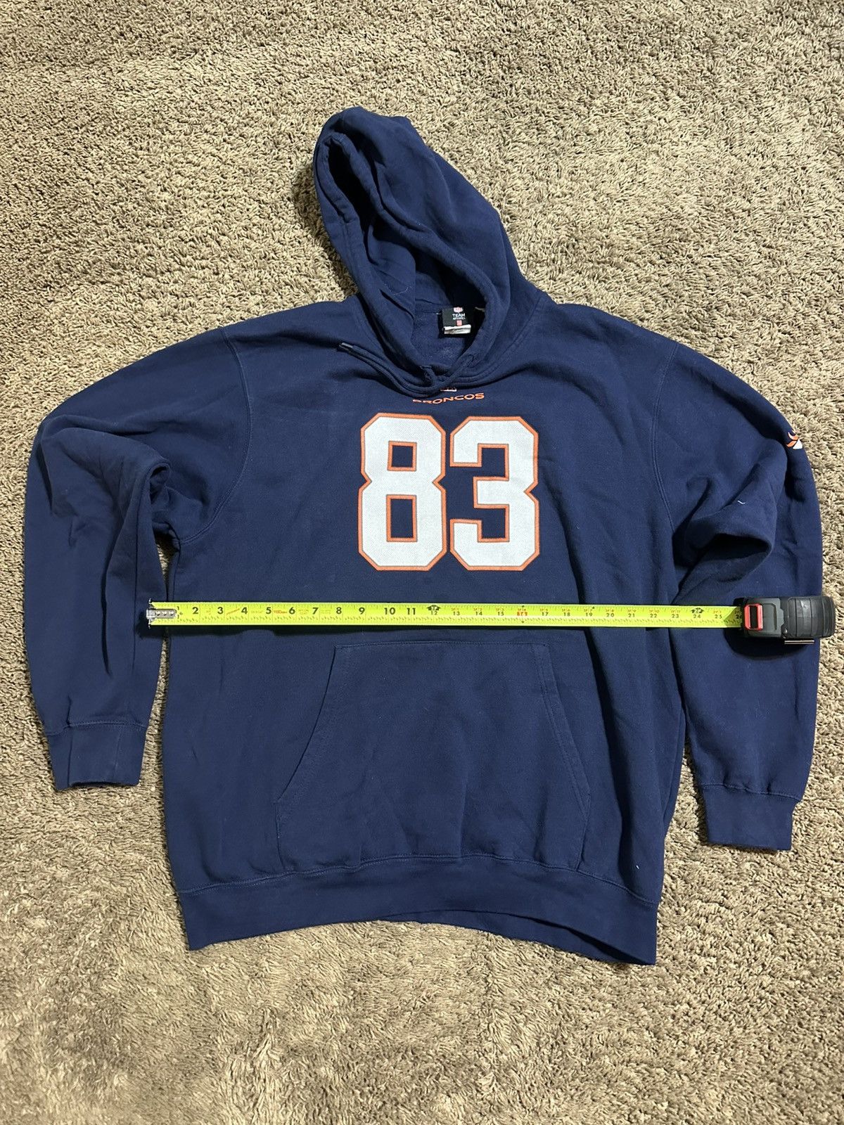 NFL Vintage NFL Denver Broncos “welker” hoodie 00s size xl Size US XL / EU 56 / 4 - 4 Thumbnail