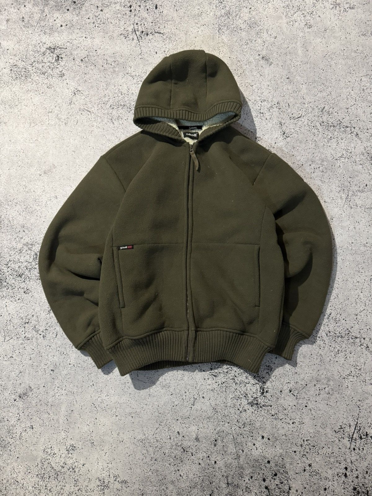 Schott Schott Vintage Schott NYC Fleece Bomber Jacket Size US M / EU 48-50 / 2 - 5 Thumbnail