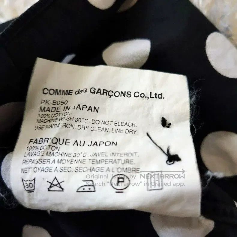 Comme des Garcons Comme des Garcons Black Polka Dot Shirt Size US S / EU 44-46 / 1 - 8 Thumbnail