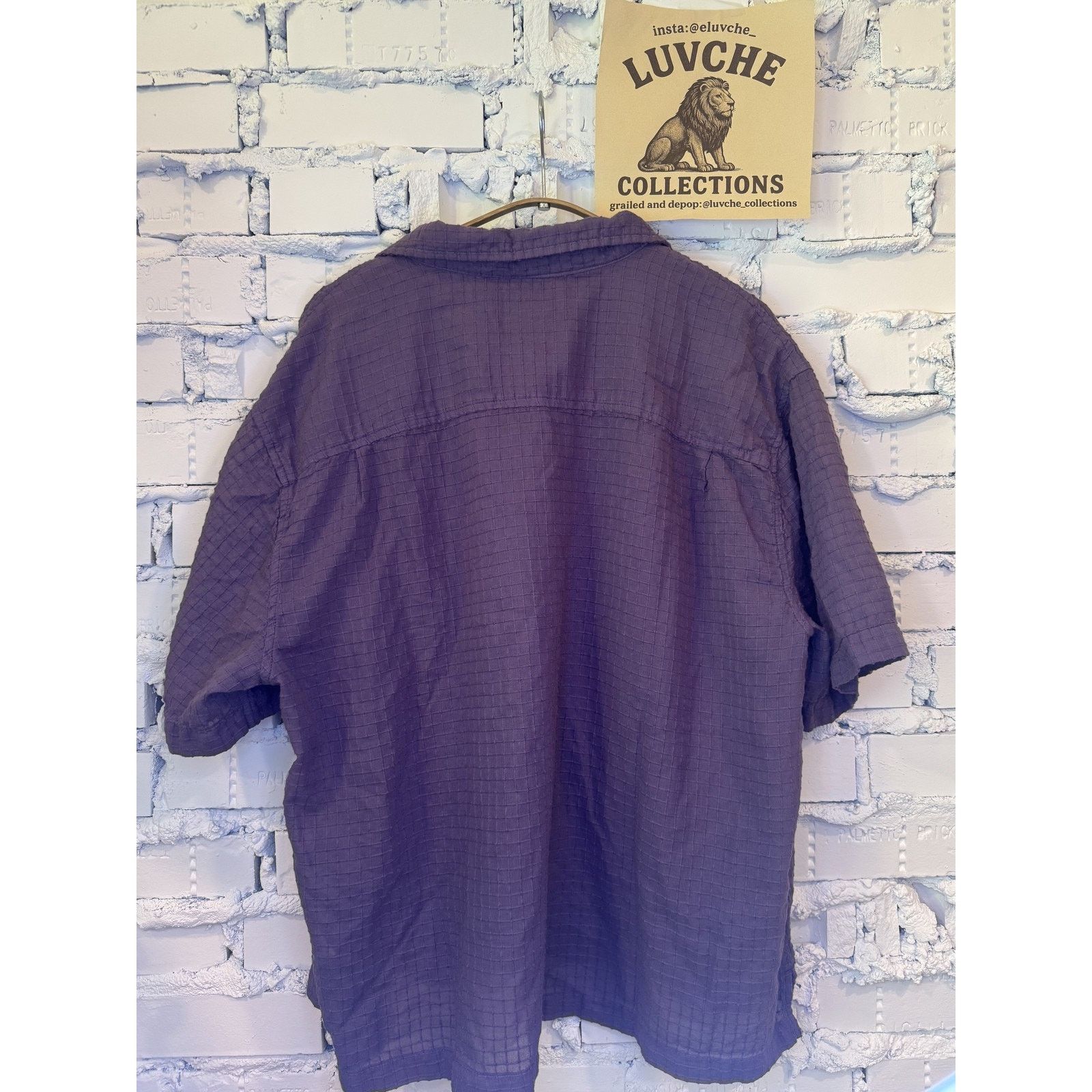 Standard Cloth Standard Cloth Large Purple Pocket Button Up Short Sleeve Size US L / EU 52-54 / 3 - 2 Thumbnail